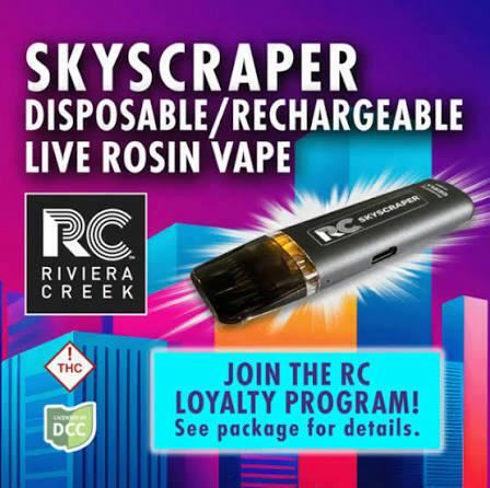 Riviera Creek - 0.5G Live Rosin Ready To Use - Skyscraper [ H ]