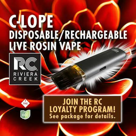 Riviera Creek - 0.5G Live Rosin Ready To Use - CLope [ S ]