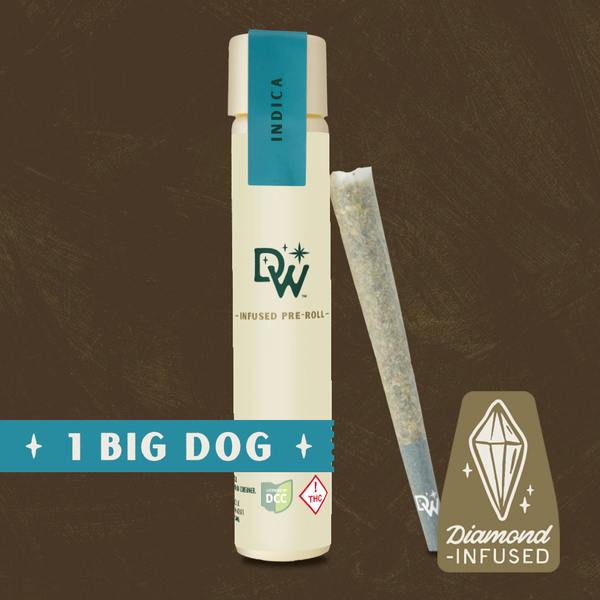 Dogwalkers - 1G Diamond Infused Preroll - Banana Cream [ I ]