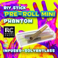 Riviera Creek - 1G Infused Riv Stick Minis Preroll 3 PK - Phantom [ I ]