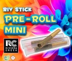 Riviera Creek - 1G Infused Riv Stick Mini PreRoll 3 PK - Multistrain [ H ]