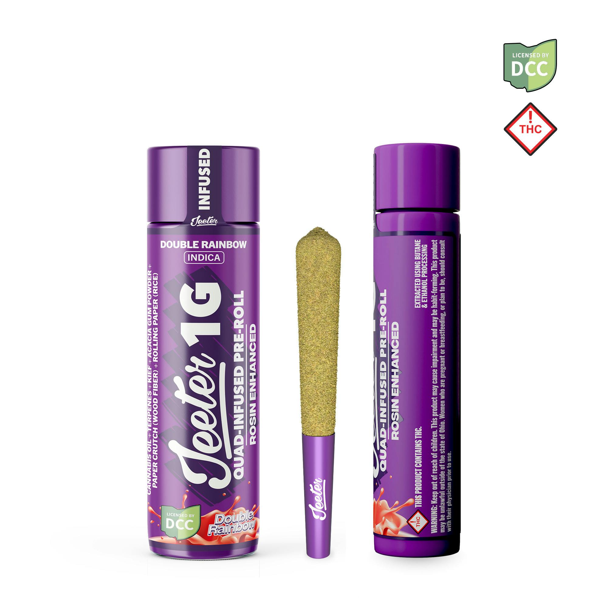 Jeeter - 1G Infused Preroll - Double Rainbow [I]