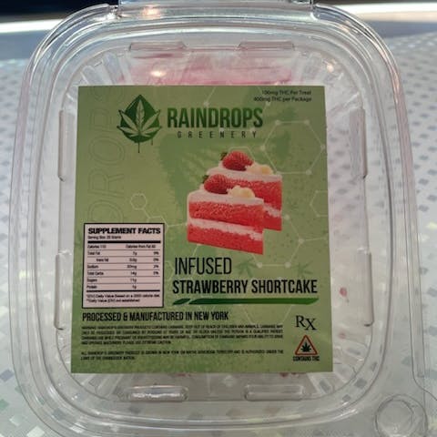 Cannabis Strawberry Shortcake at Raindrops Greenery