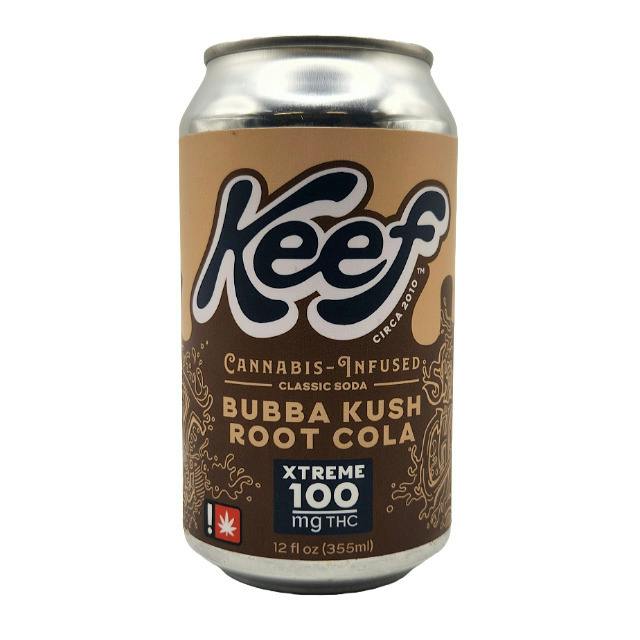Keef- Bubba Kush Root Cola 100MG Soda