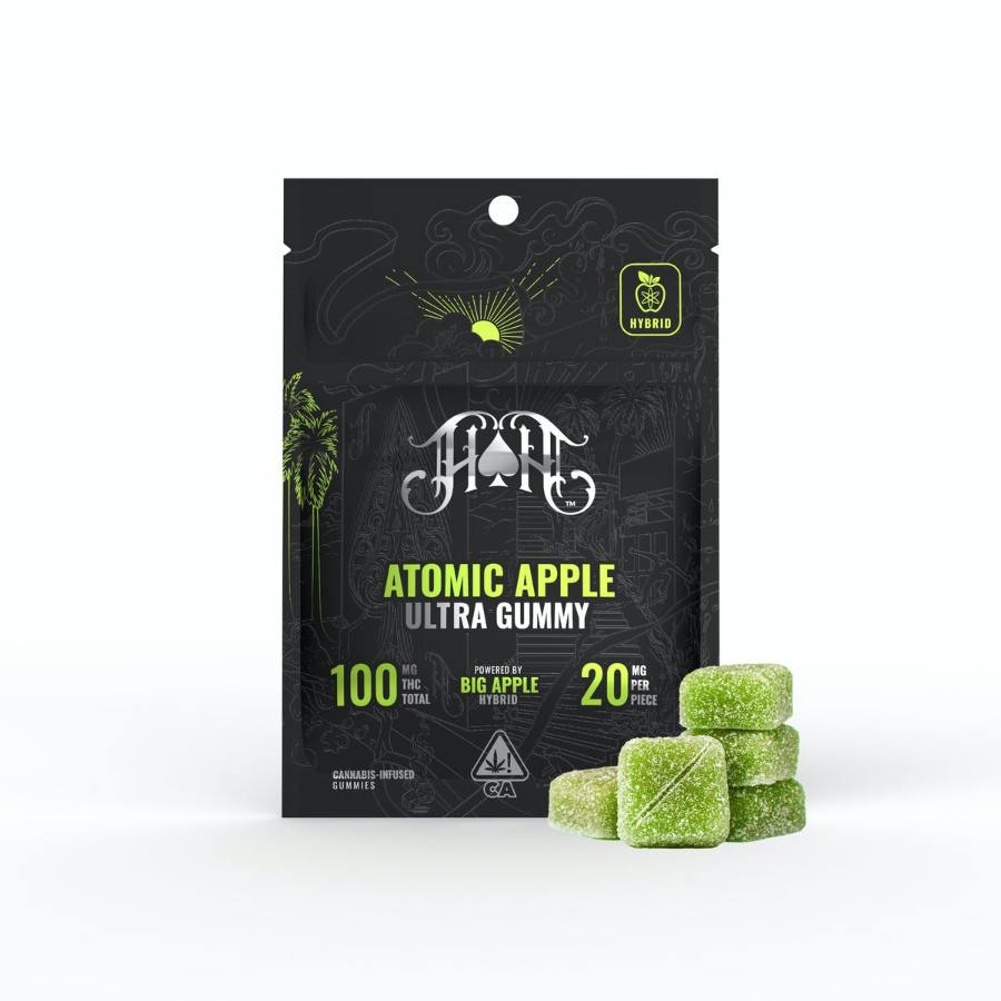 Heavy Hitters Ultra Gummies Hybrid Atomic Apple 100mg