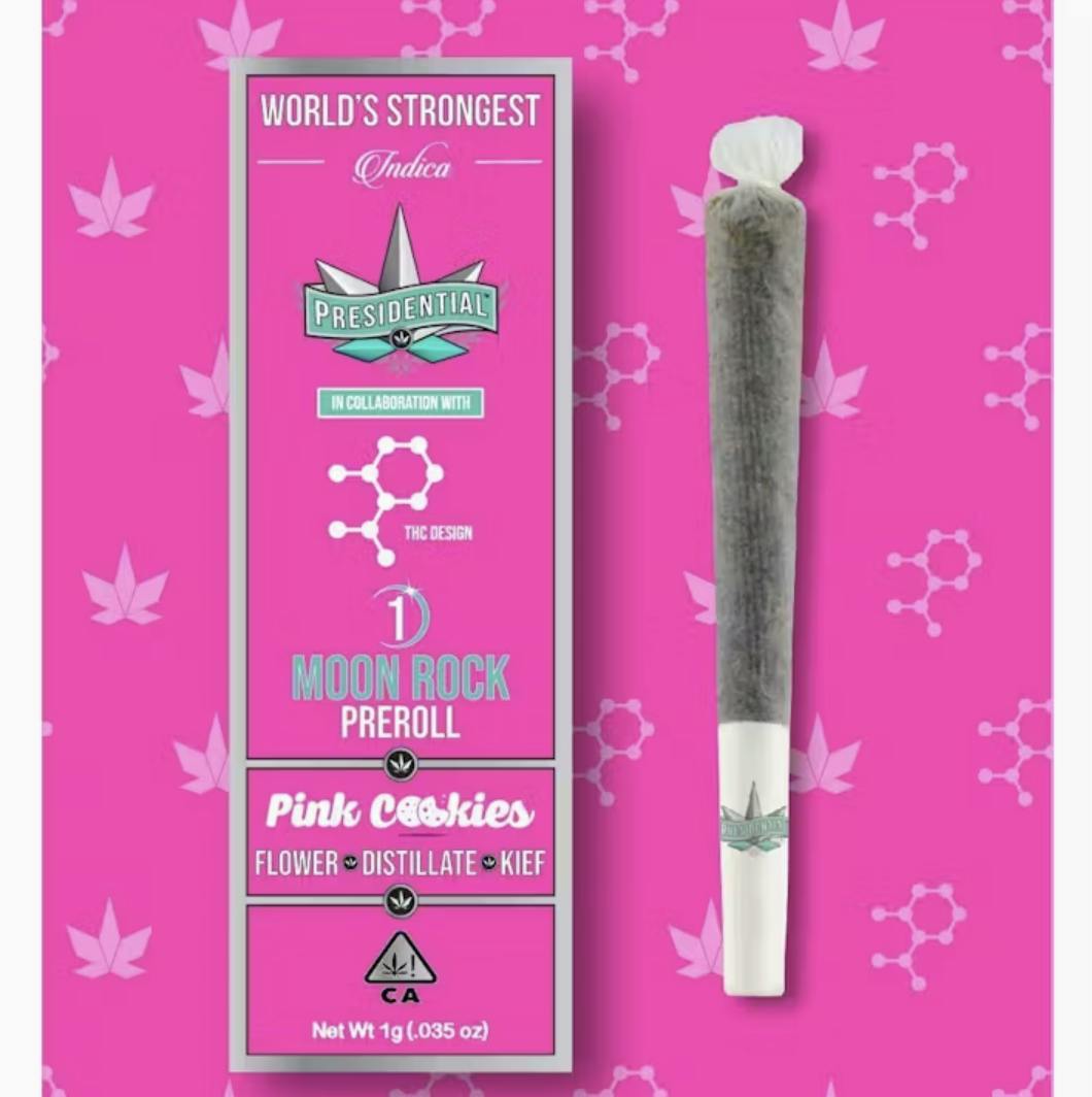 Presidential Moon Rock Preroll - Pink Cookies (1g)