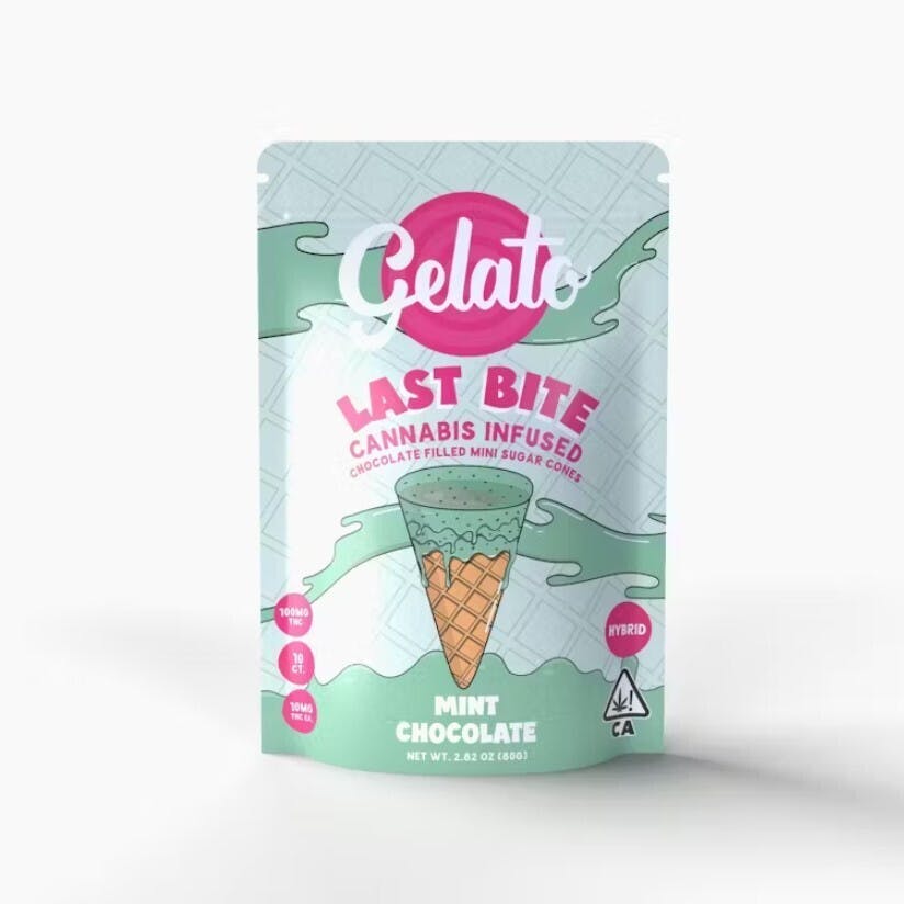 Gelato — Mint Chip Mini Cones