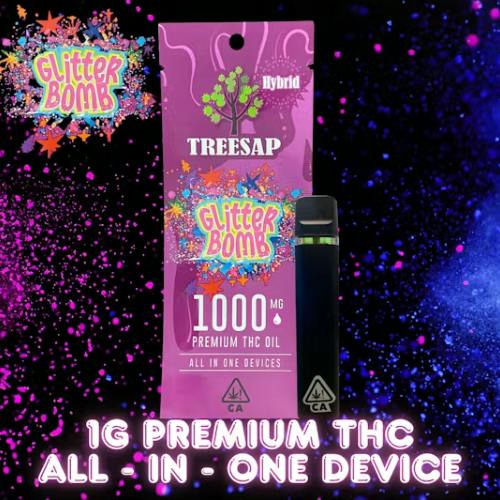 Treesap 1g All-In-One Vape Pen - Glitter Bomb
