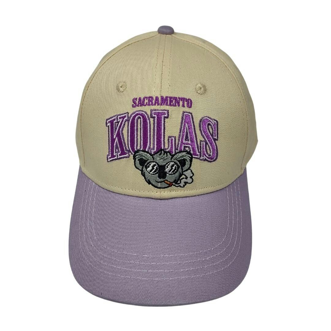 Branded Hat Smoking Koala Light Purple