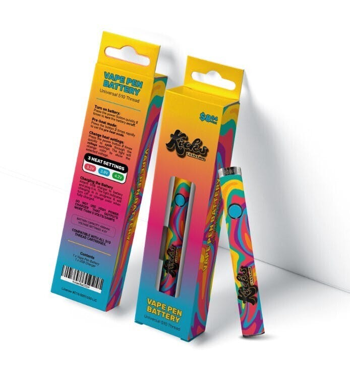 Kicks Branded W/ Button Multi-color