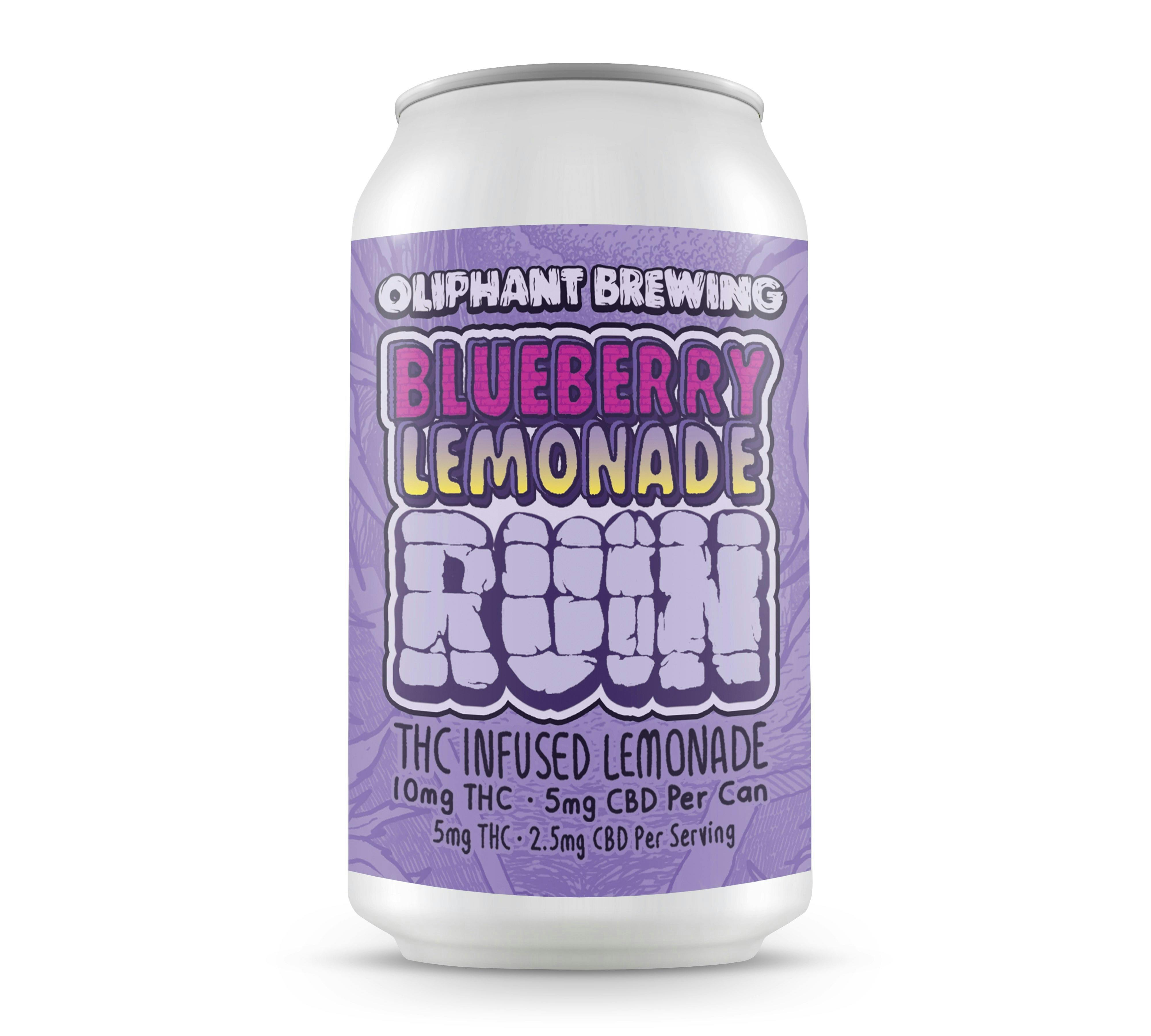 Oliphant Brewing - Blueberry Lemonade Ruin - 10mg THC + 5mg CBD at Off the Path Cannabis Dispensary