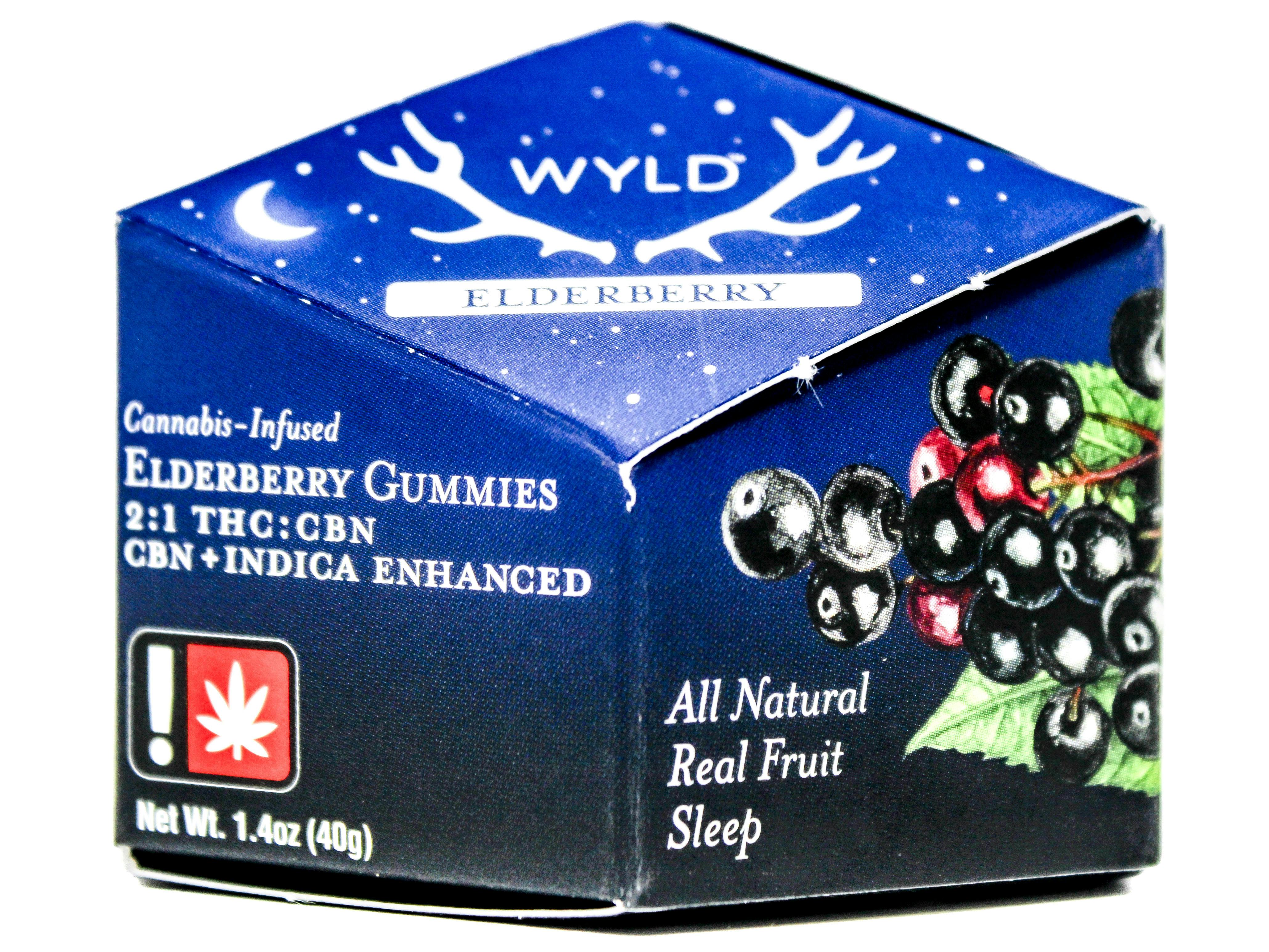 NWC Elderberry 2:1: NWC Elderberry 2:1 Indica Gummy 10pk 150mg 35846 E50|C14