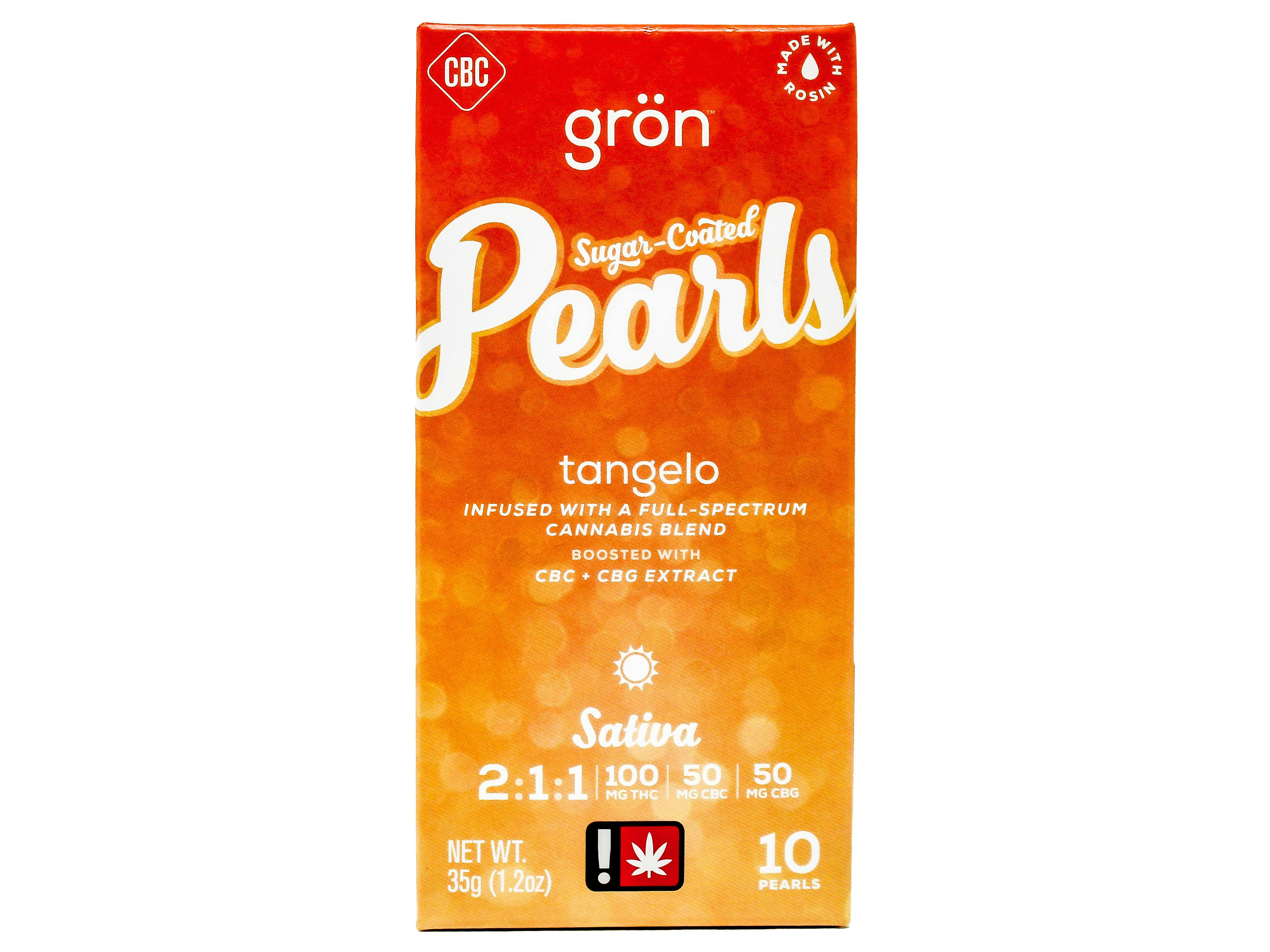GRN Tangelo 2:1:1: GRN Tangelo 2:1:1 Pearls Sativa 10pk 200mg 40147 F18|AOF