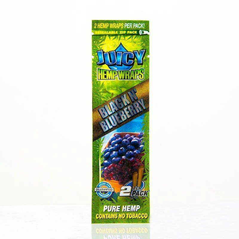 Juicy Hemp Wraps Black N' Blueberry 716165281283