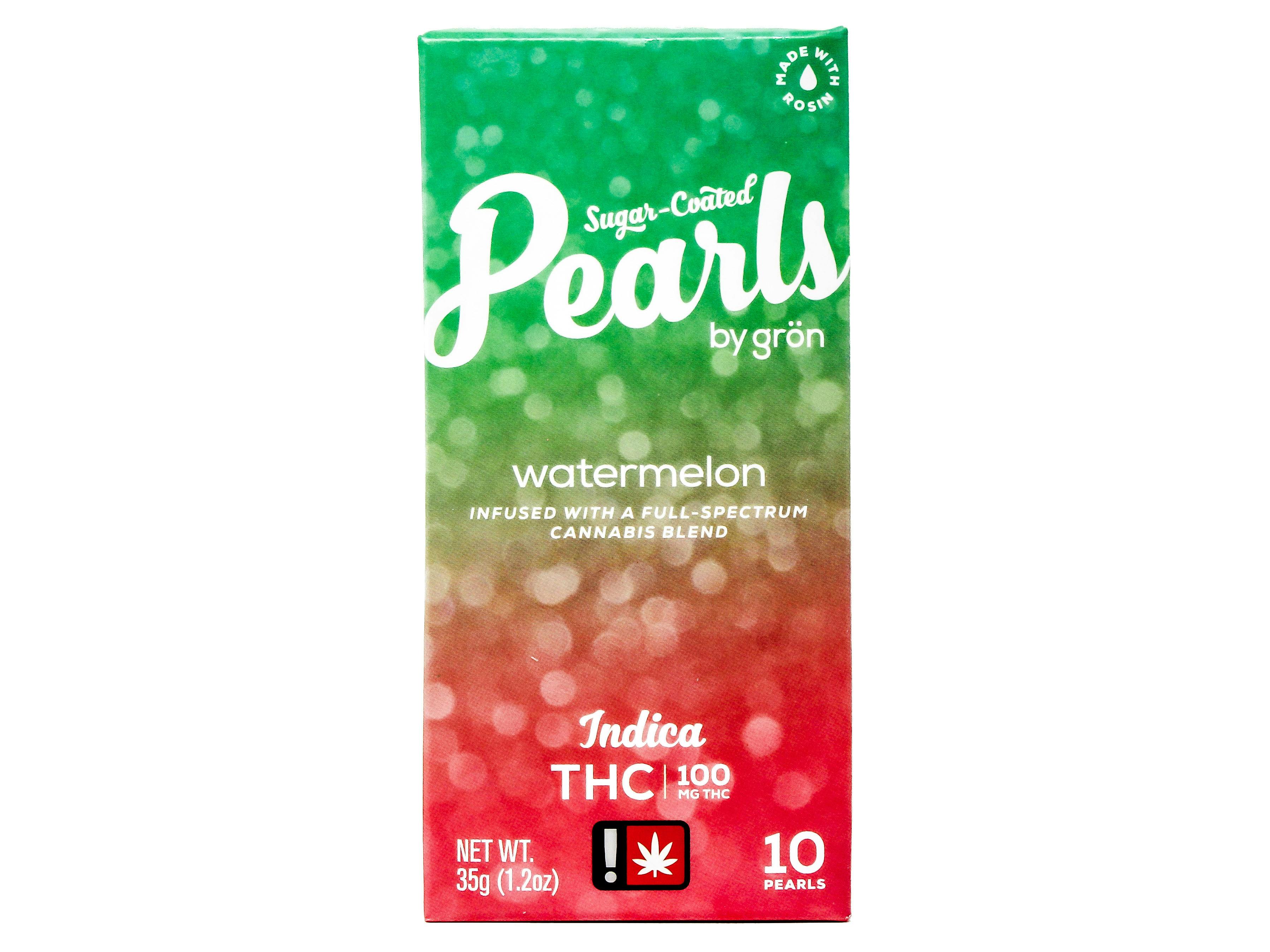 GRN Watermelon Pearls Indica 10pk 100mg 35817 G8|AOF