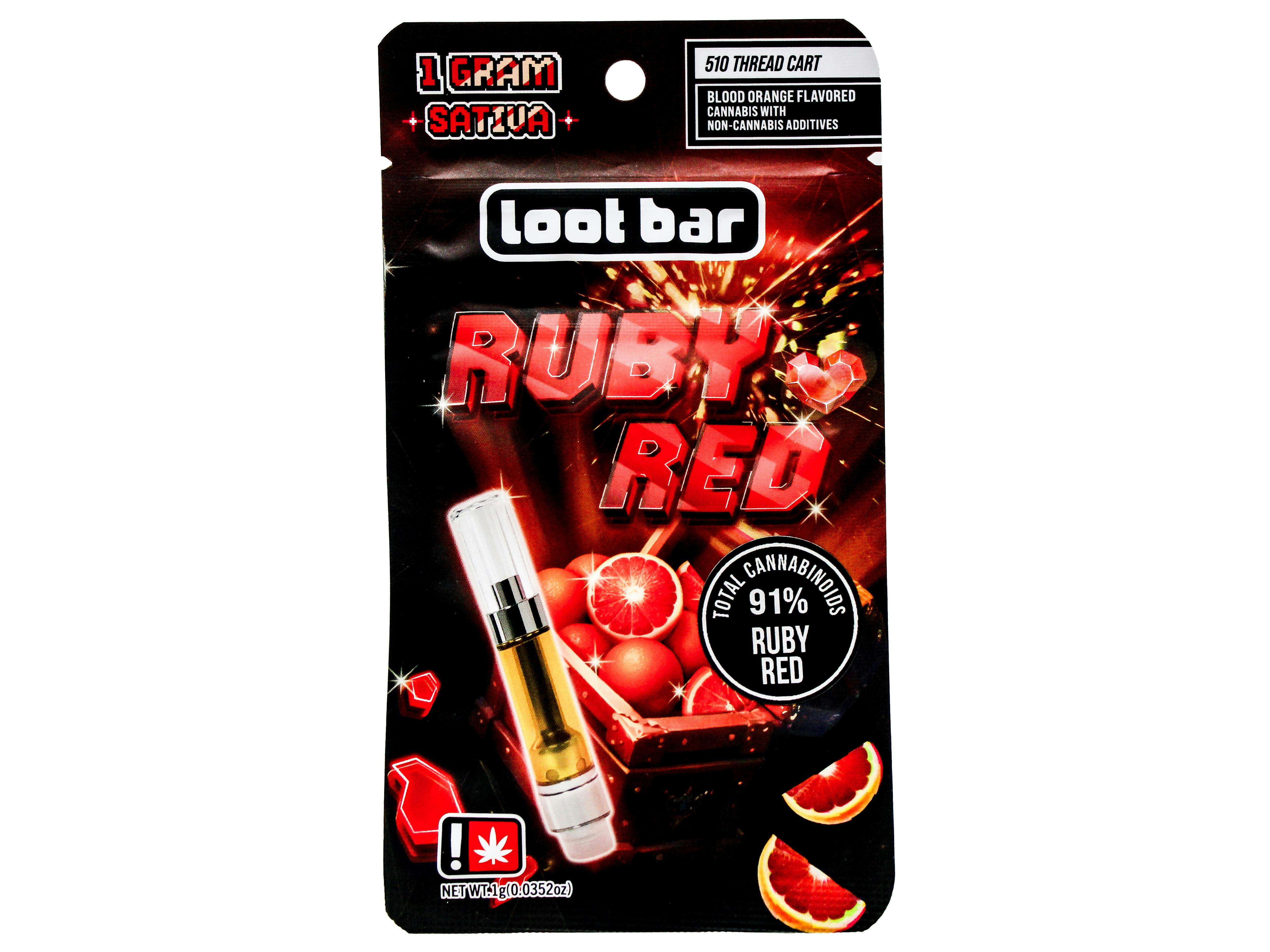 SBX Ruby Red: SBX Ruby Red Liquid Diamonds Cart 1g 52409 A27.2|AOF