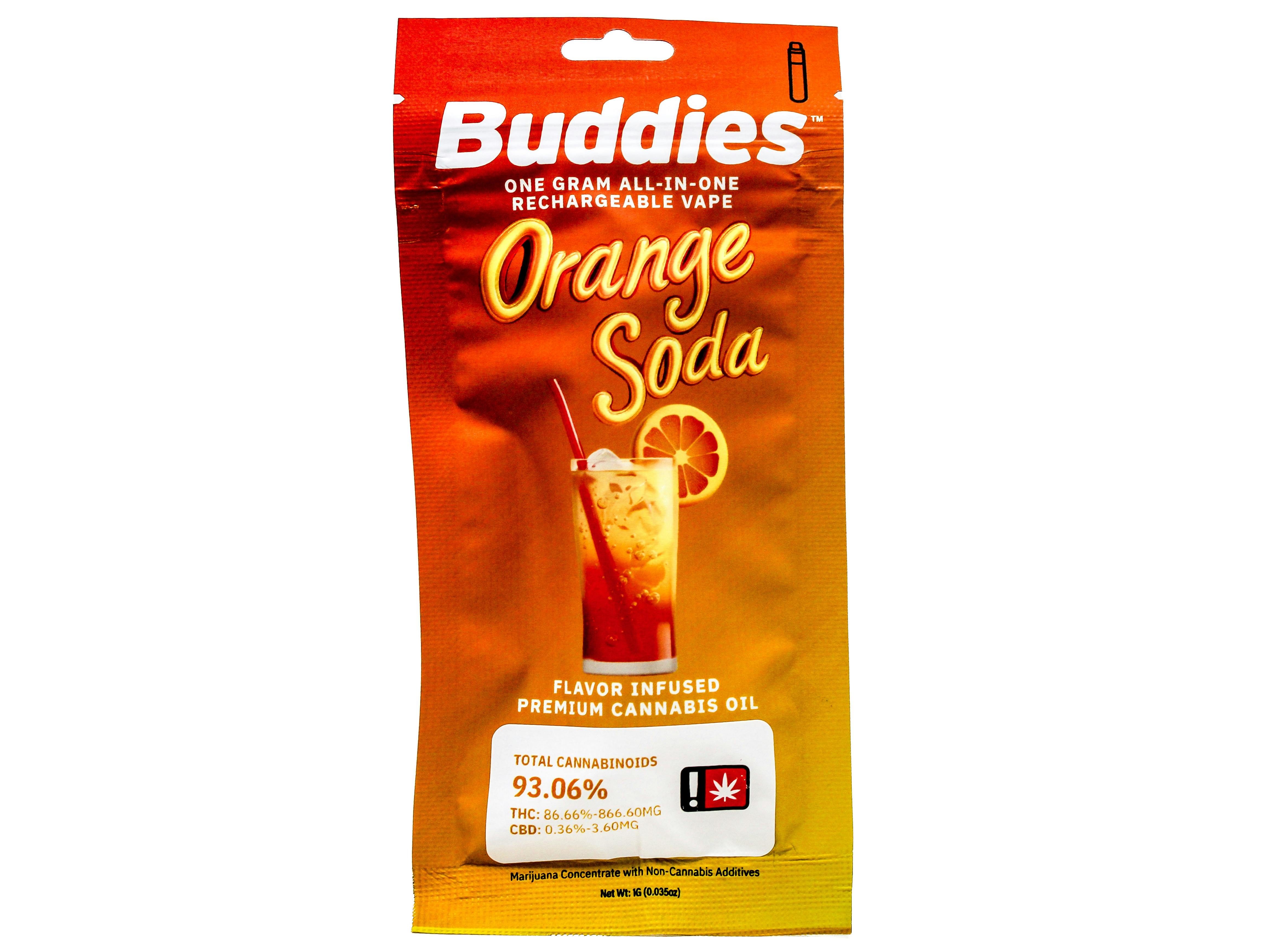 BUD Orange Soda Distillate Disposable Cart 1g 50085 B29.2|AOF