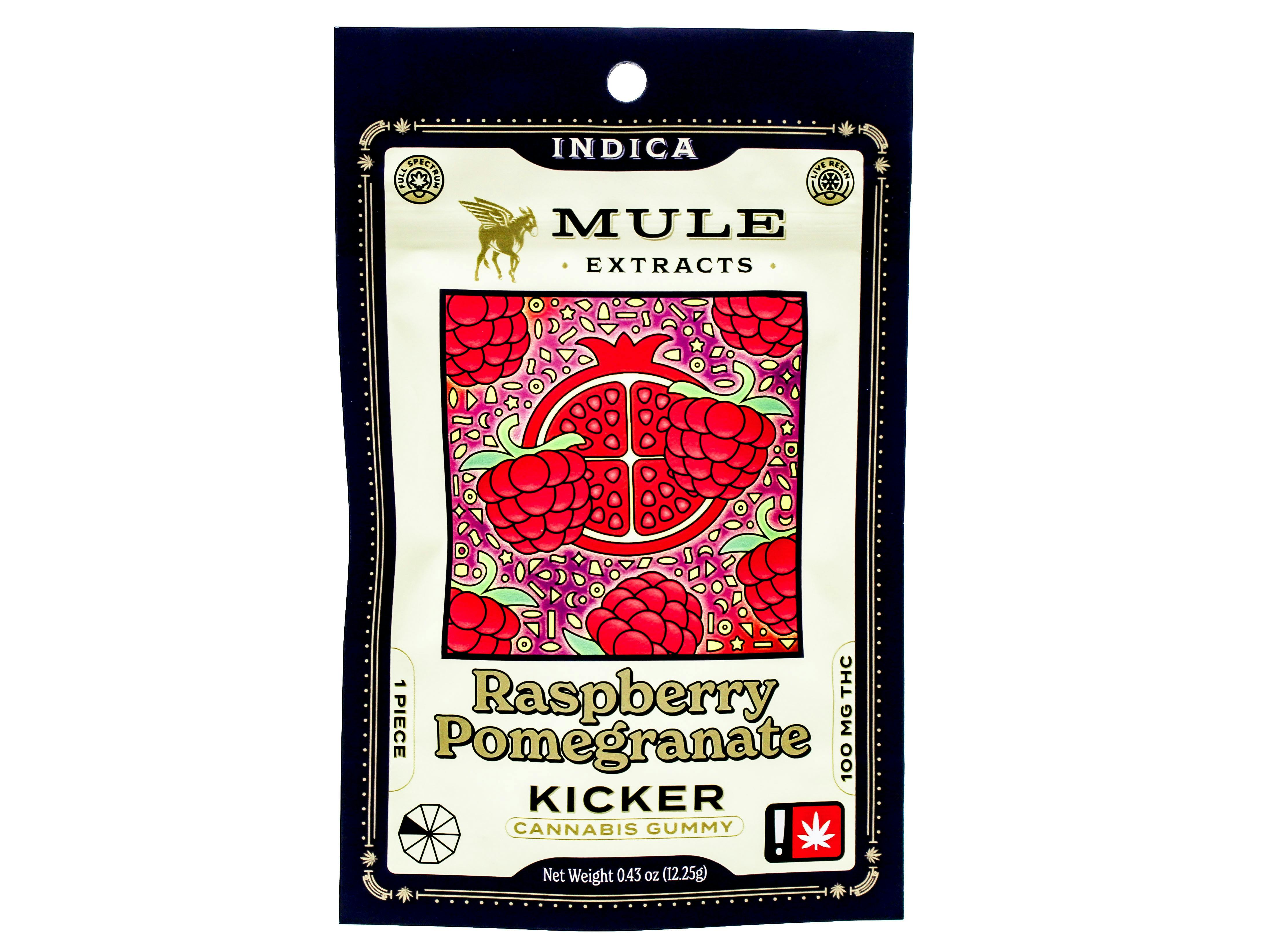 MUL Raspberry Pomegranate Kicker Indica 100mg 35857 G41|AOF