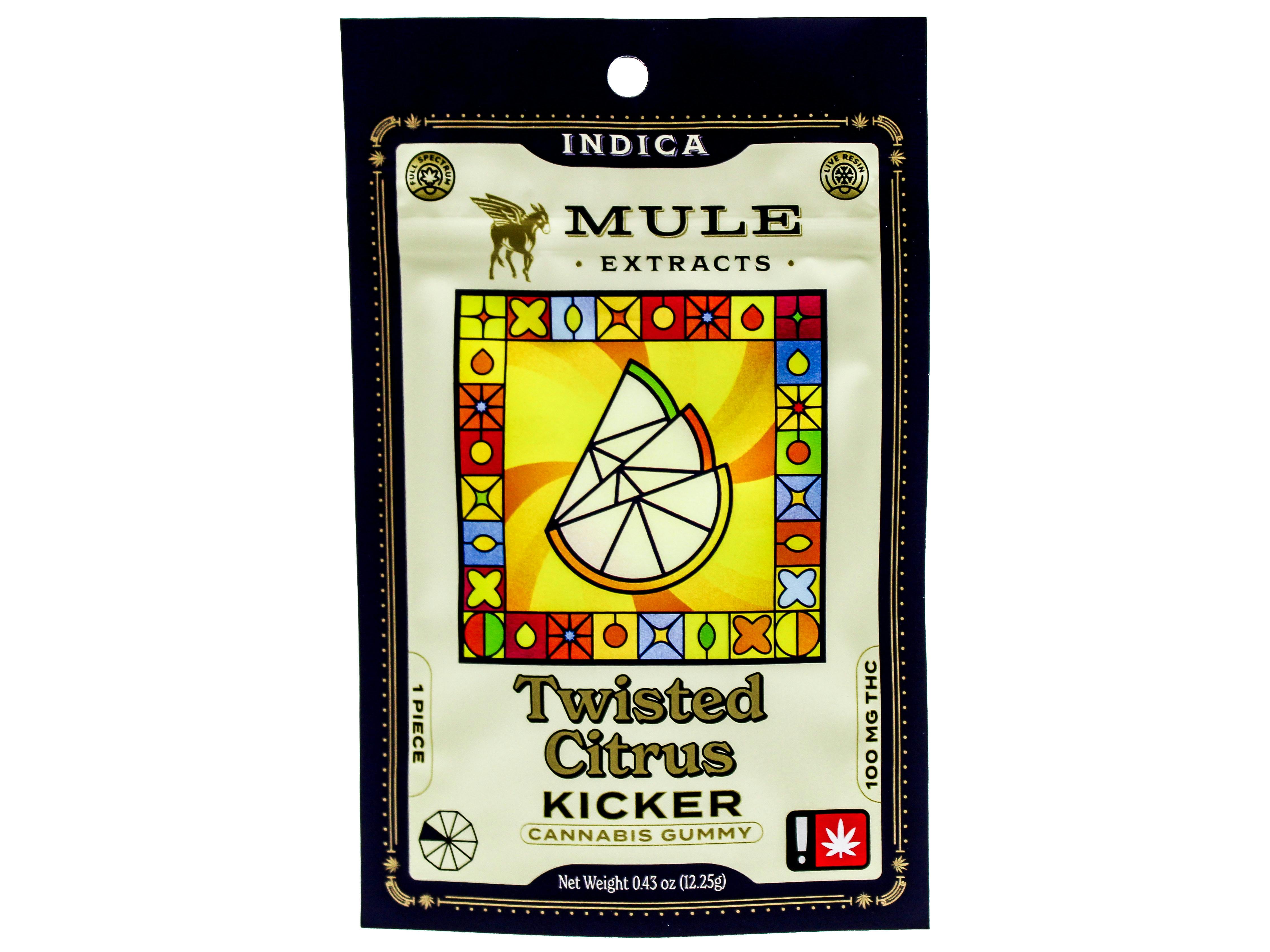 mul: MUL Twisted Citrus Live Resin Indica Gummy 100mg 42277 E57|AOF