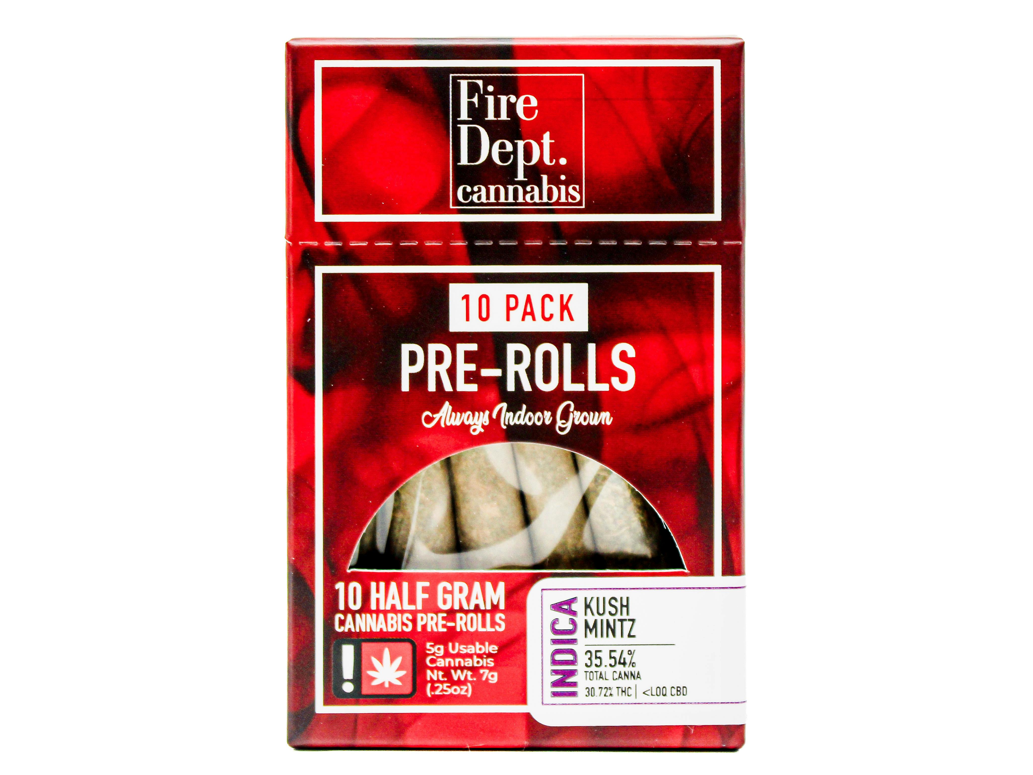 FDC Kush Mintz Preroll 10pk 5g 47253 ADJ-SB1|AOF