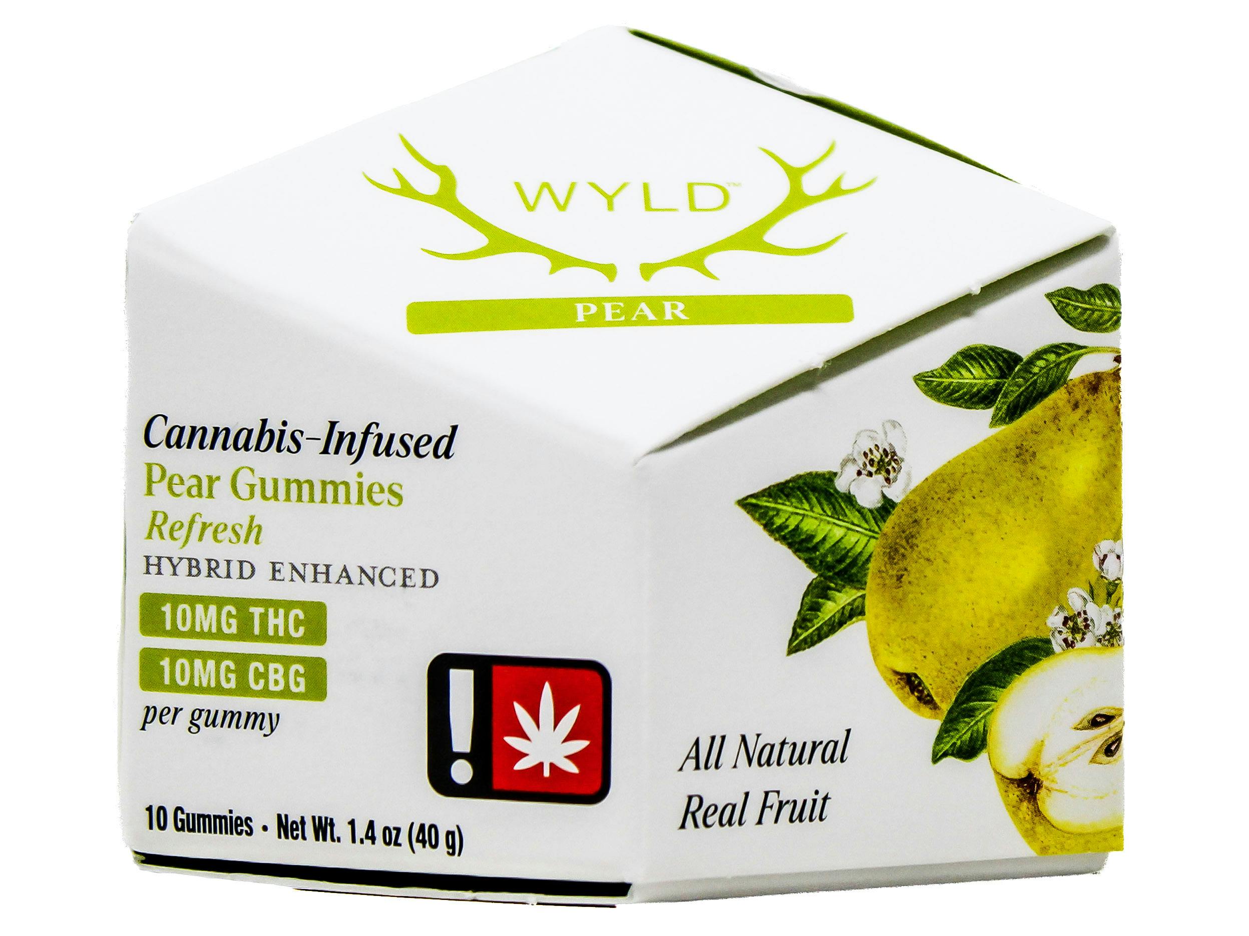 NWC Pear Gummies 1:1 CBG Hybrid 10pk 200mg 35850 H1|AOF