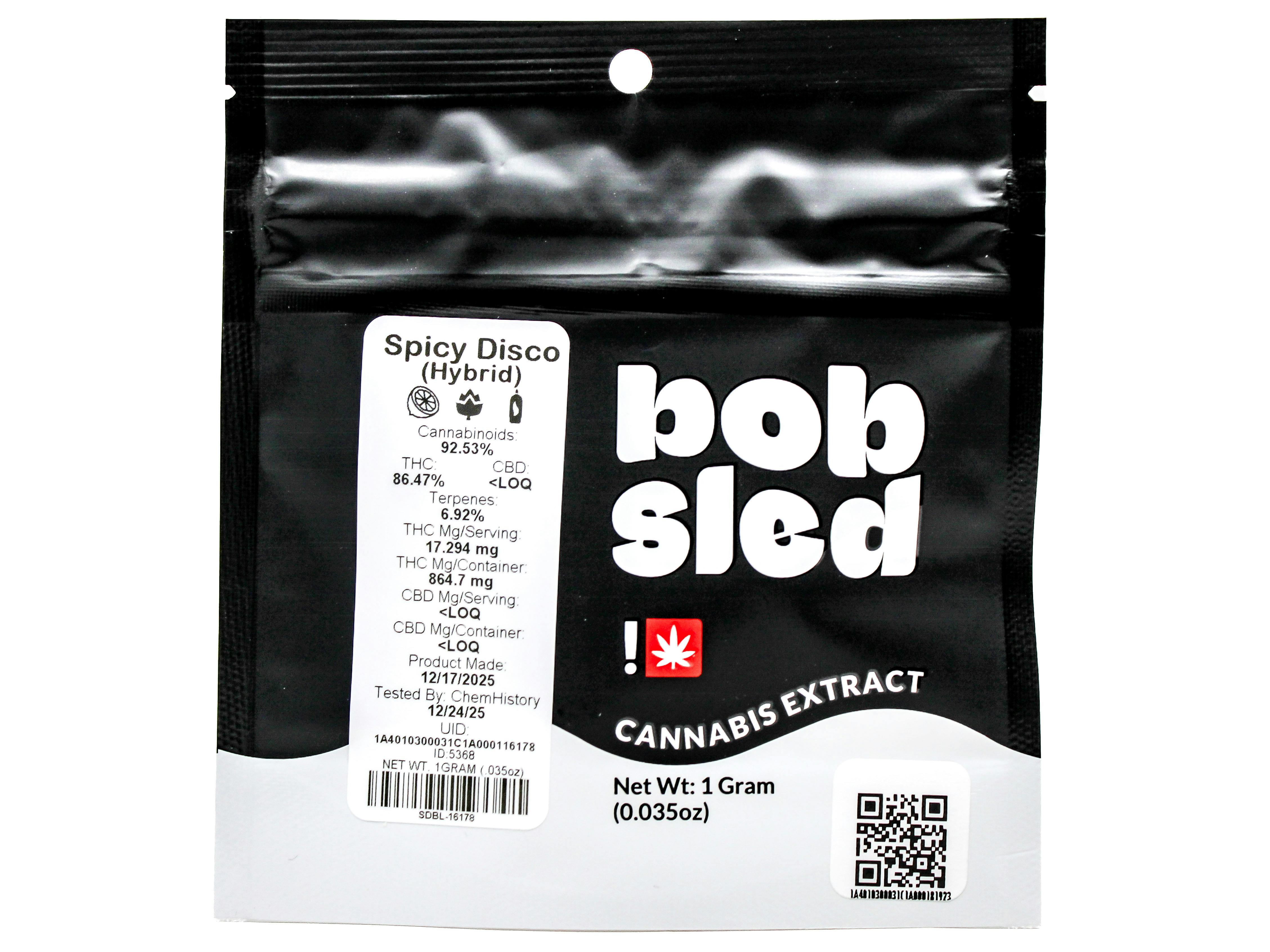 BOB Spicy Disco Cart 1g 55005 Daily 19/20 Cart - C33.3|AOF