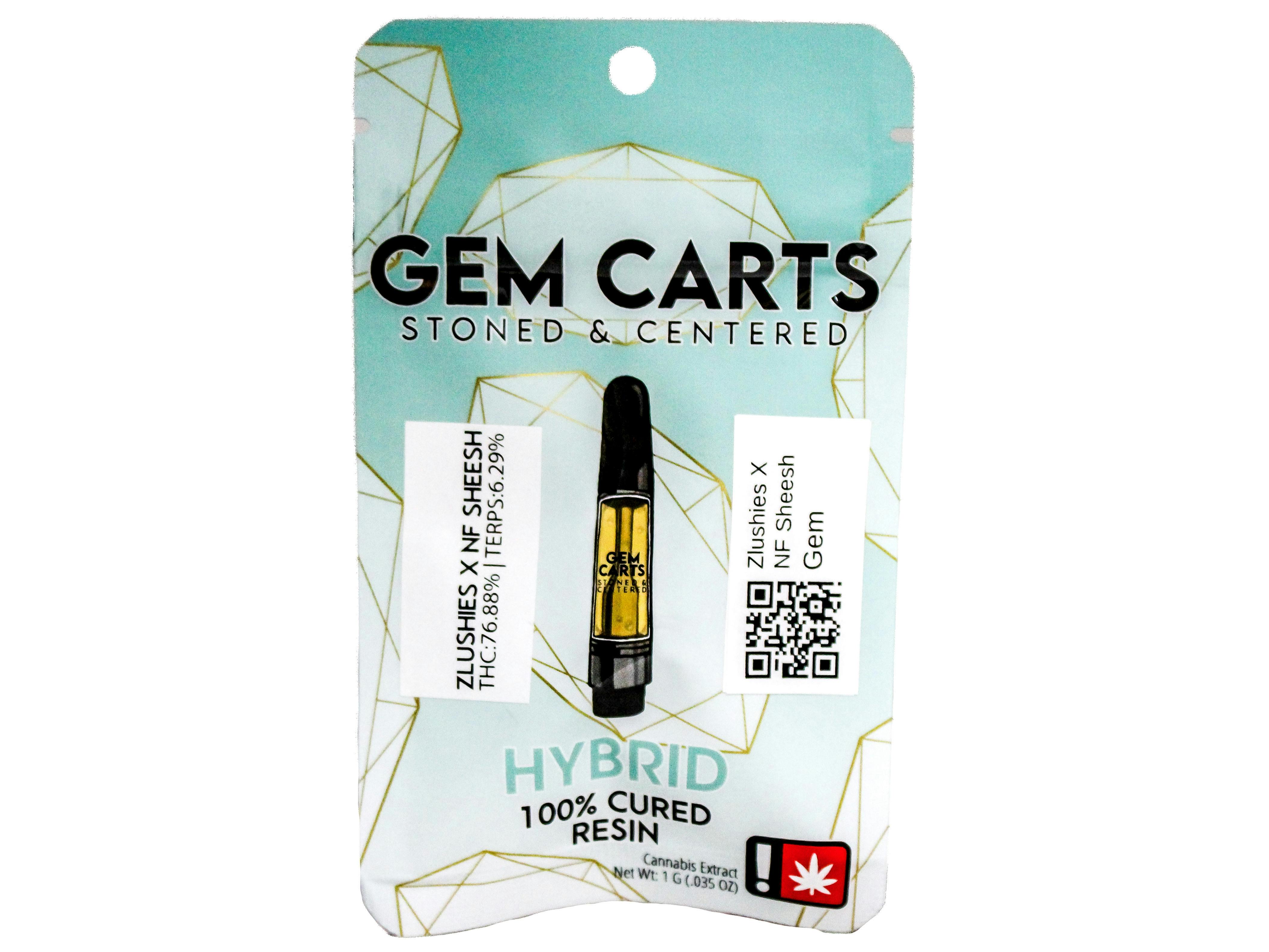 HTF Zlushies x NFSheesh Cured Resin Cart 1g 9245592578 B51.3|AOF