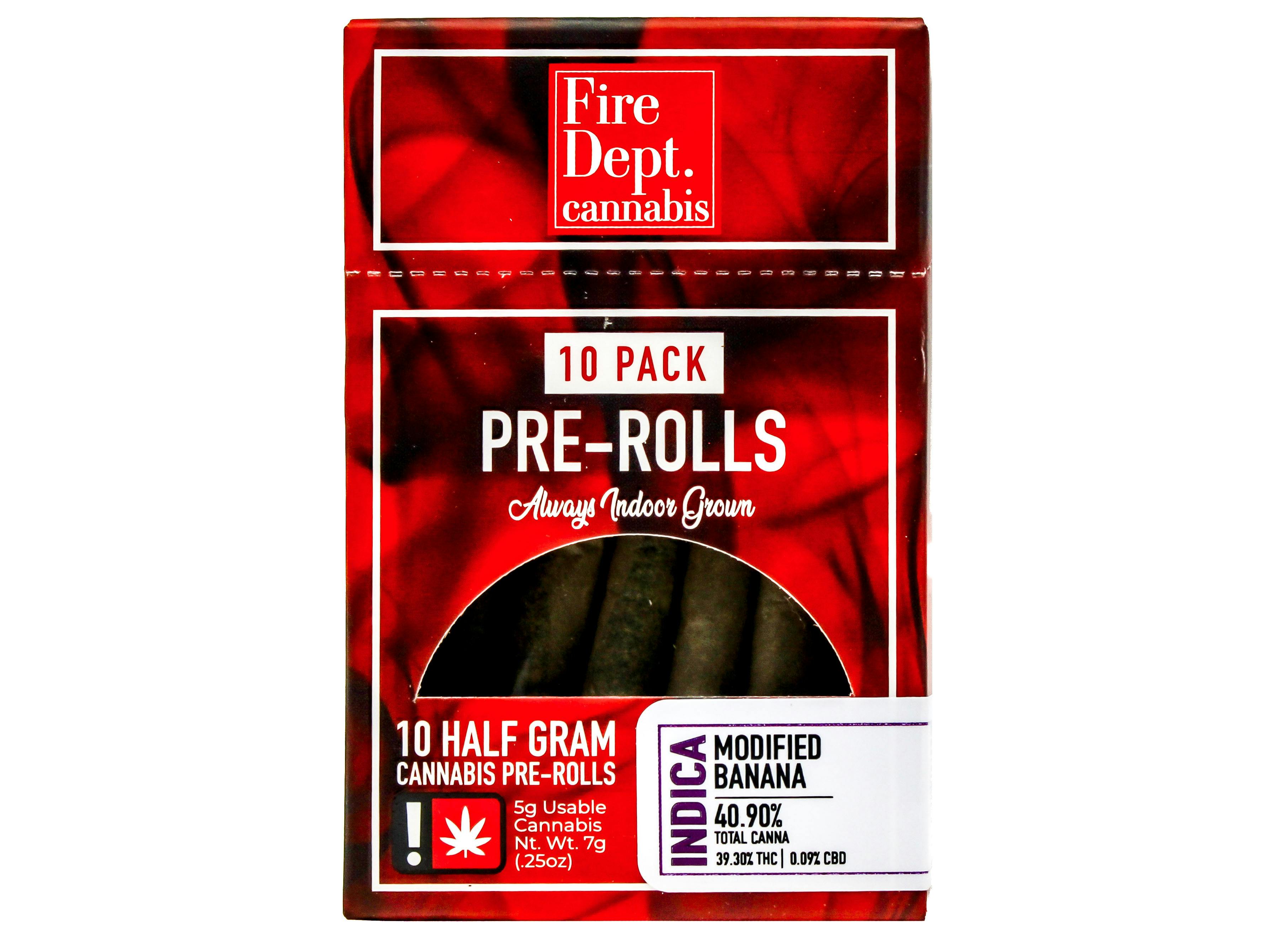 FDC Modified Banana Preroll 10pk 5g 1156559264 C54.1|E26