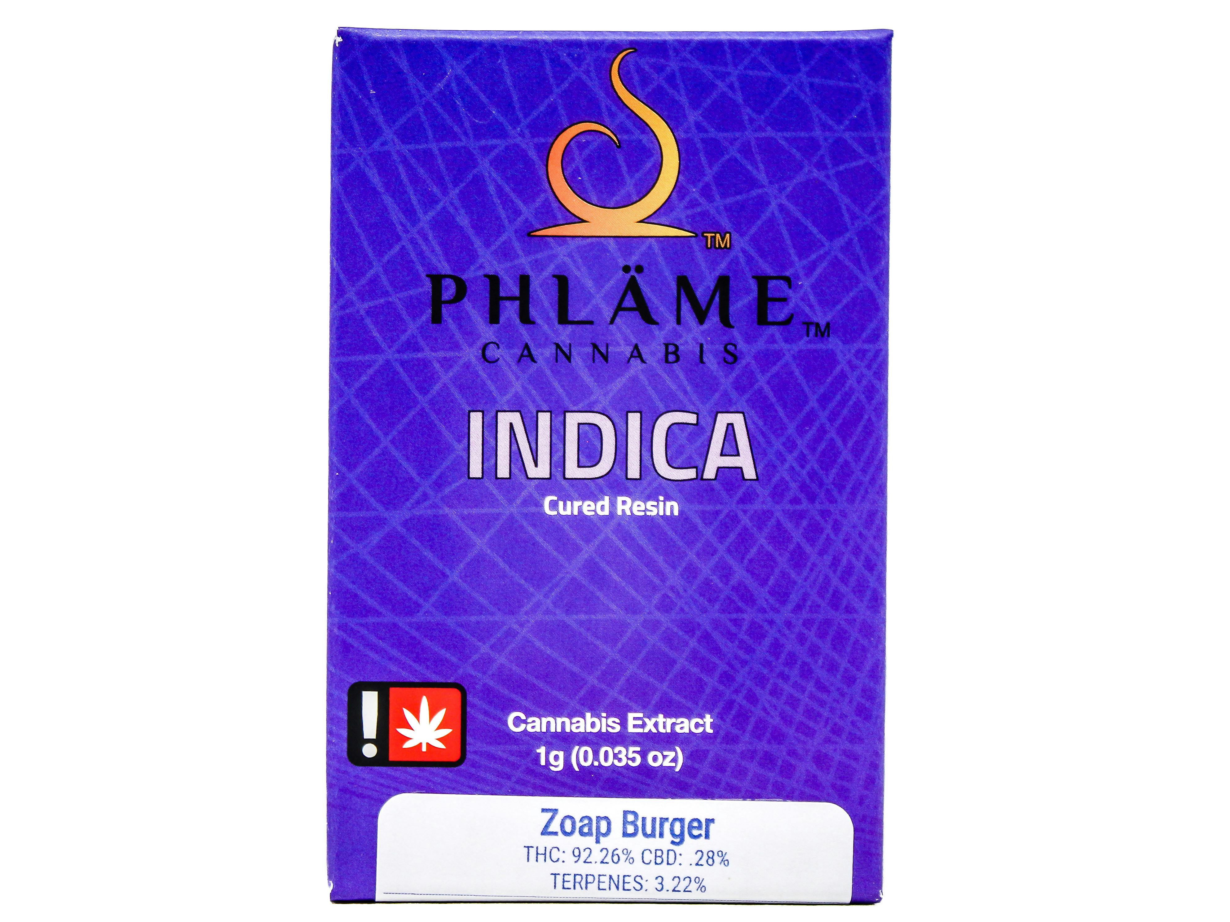 PLM Zoap Burger: PLM Zoap Burger Cured Resin Cart 1g 6732480907 B13.2|AOF