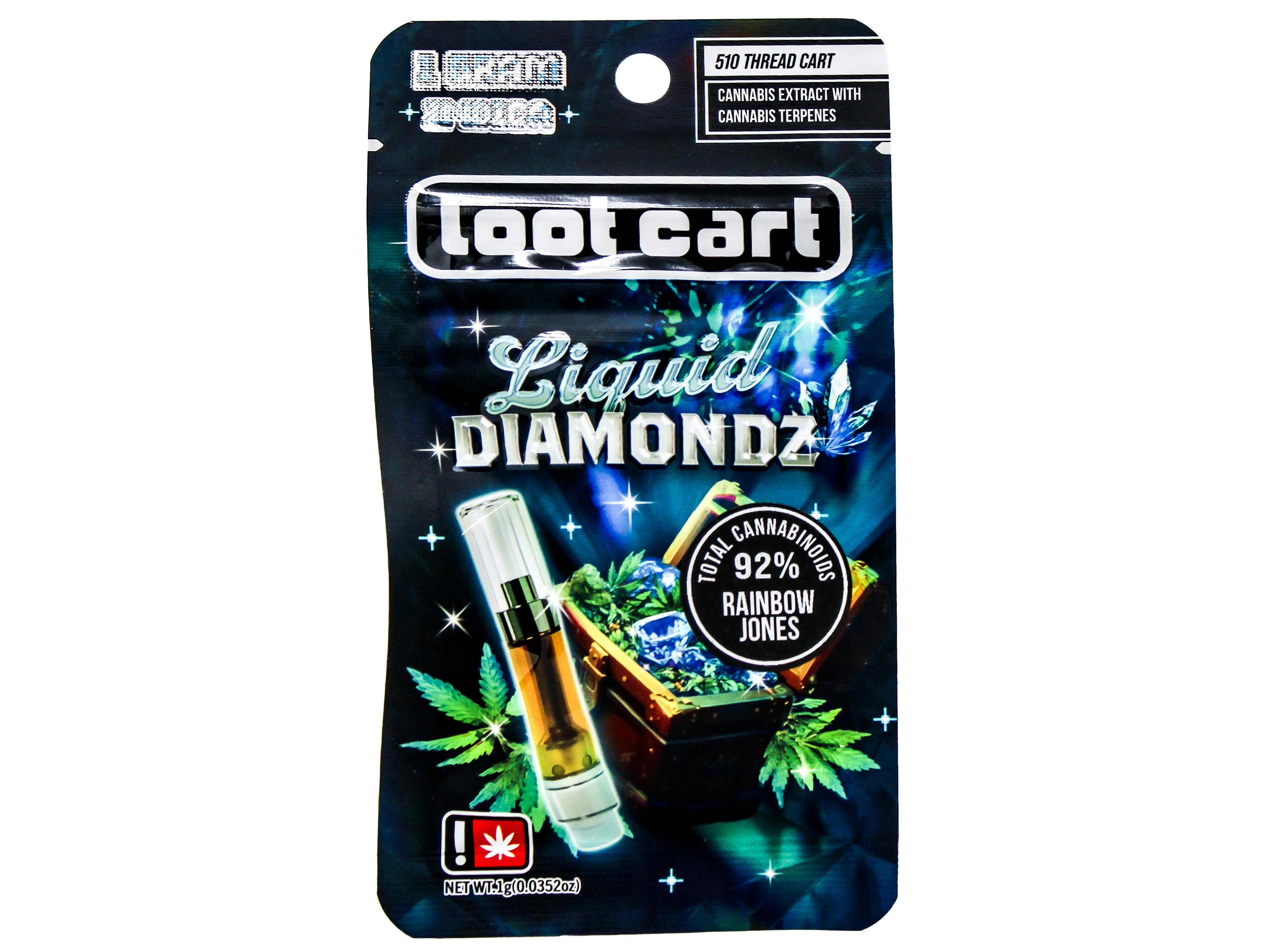 SBX Rainbow Jones: SBX Rainbow Jones Liquid Diamonds Cart 1g 4213651227 C40.2|AOF