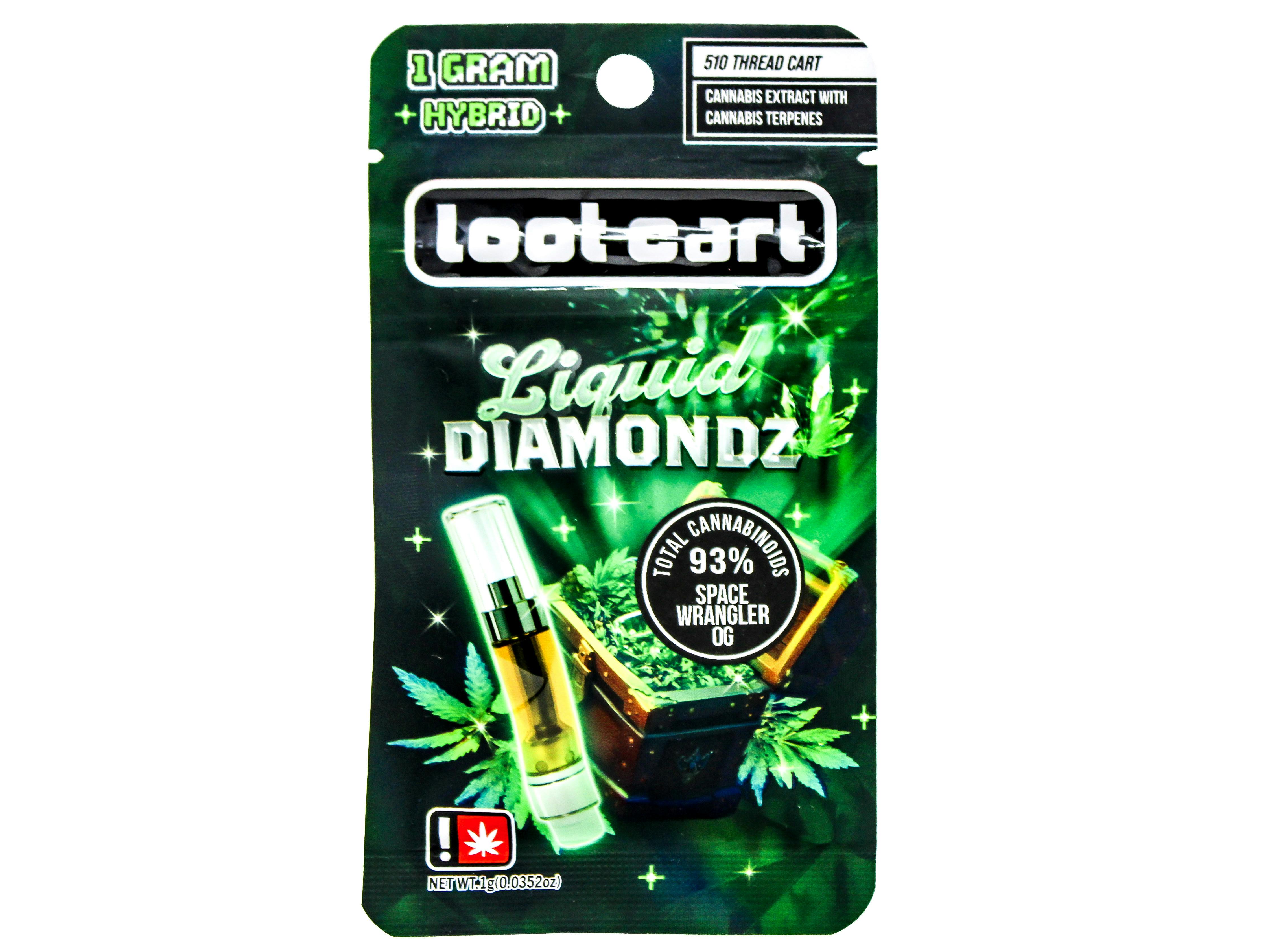 SBX Space Wrangler OG Liquid Diamonds Cart 1g 7115992787 A51.3|B30