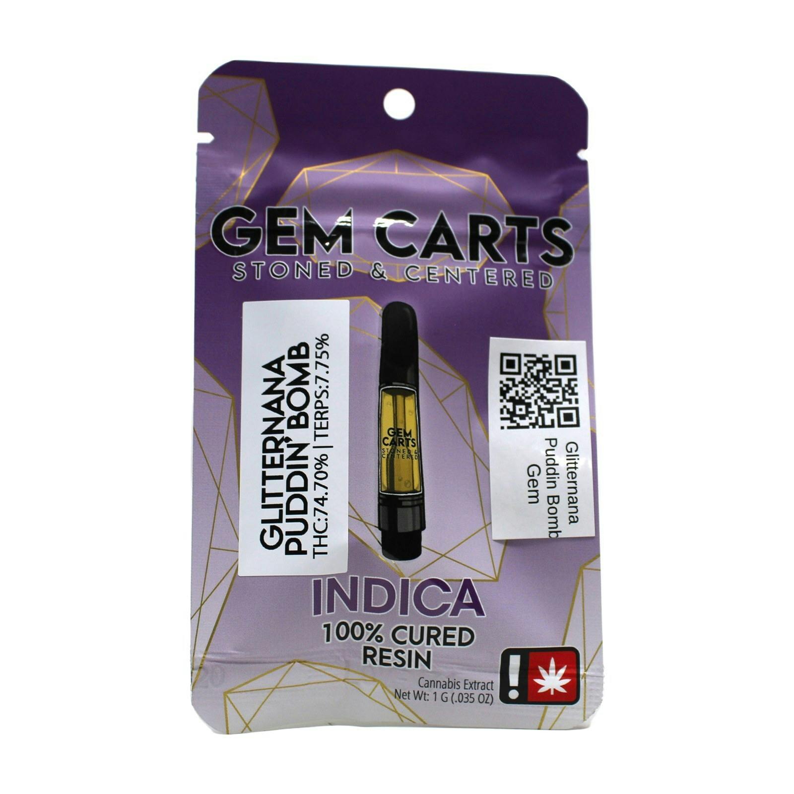 HTF Glitternana Puddin Bomb Cured Resin Cart 1g 1427532637 C38.1|G9
