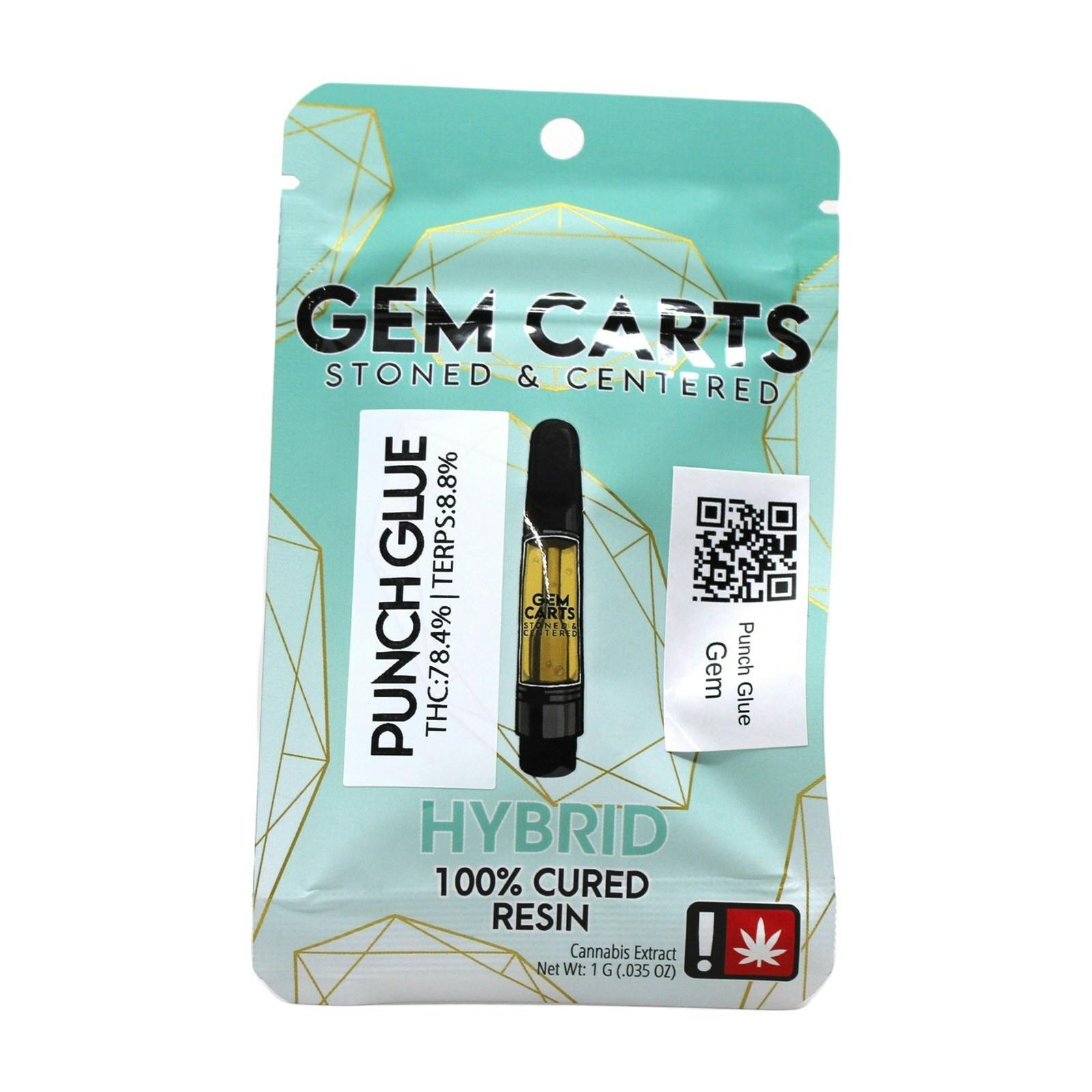 HTF Punch Glue Cured Resin Cart 1g 5349270812 C42.2|AOF