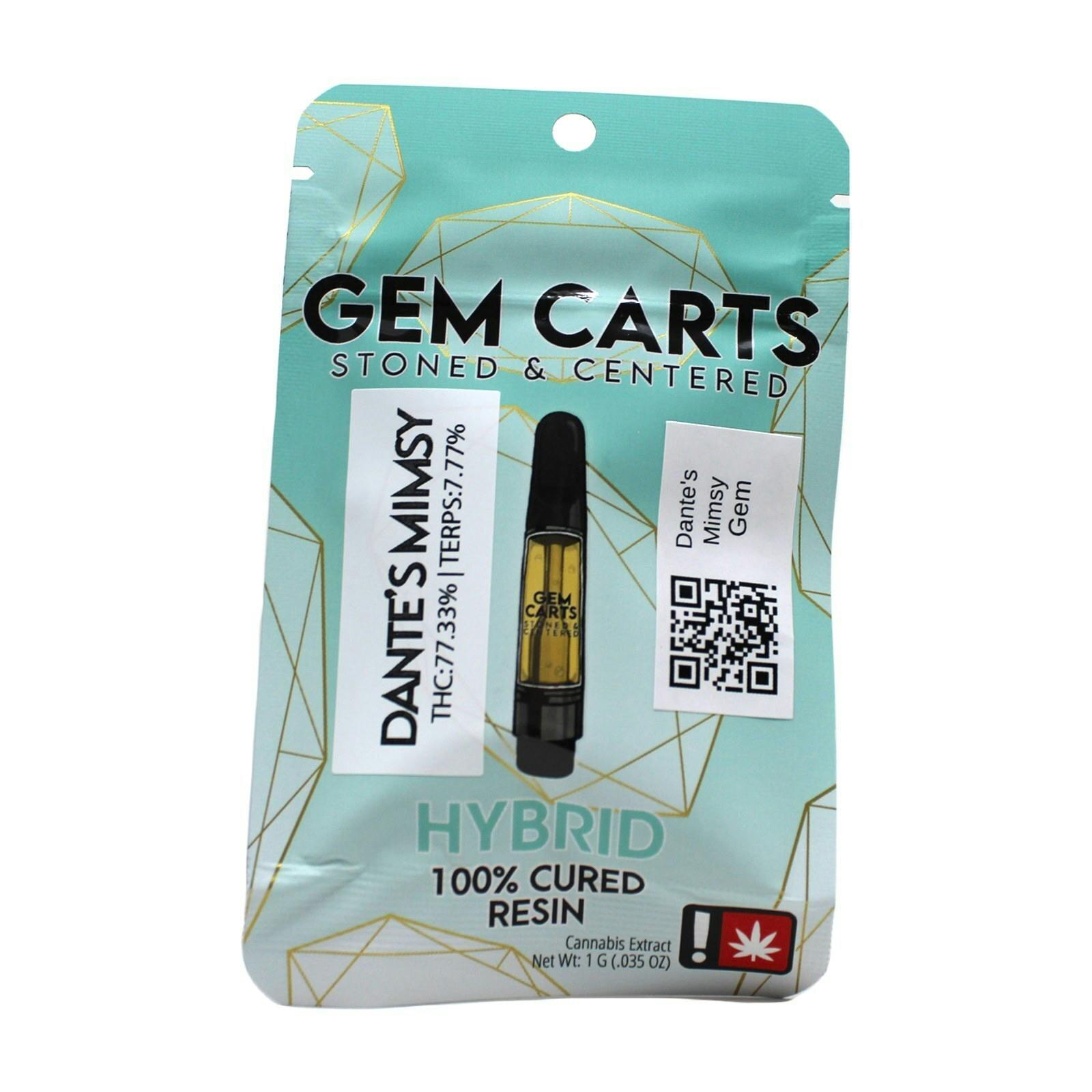 HTF Dantes Mimsy Cured Resin Cart 1g 1029880794 C36.1|AOF