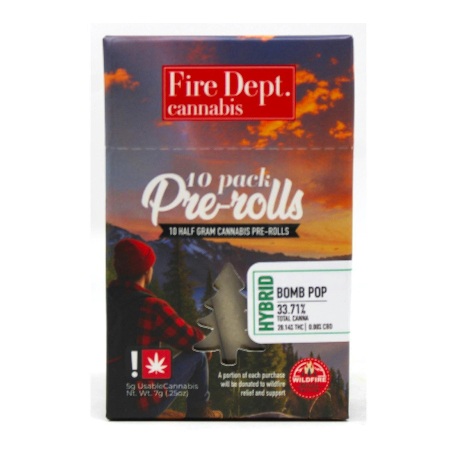 FDC Bomb Pop Pre-Roll 10pk 5g 2874646509 B53.3|AOF
