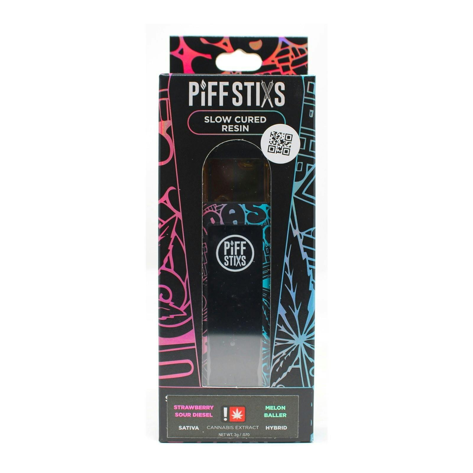 PIF Strawberry Sour Diesel & Melon Baller Cured Resin Disposable Cartridge 2g 9352530088 B44.2|AOF