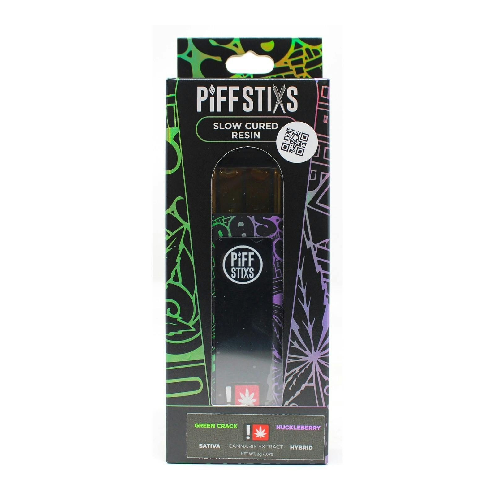 PIF Green Crack & Huckleberry Cured Resin Disposable Cartridge 2g 7051108290 B42.2|AOF