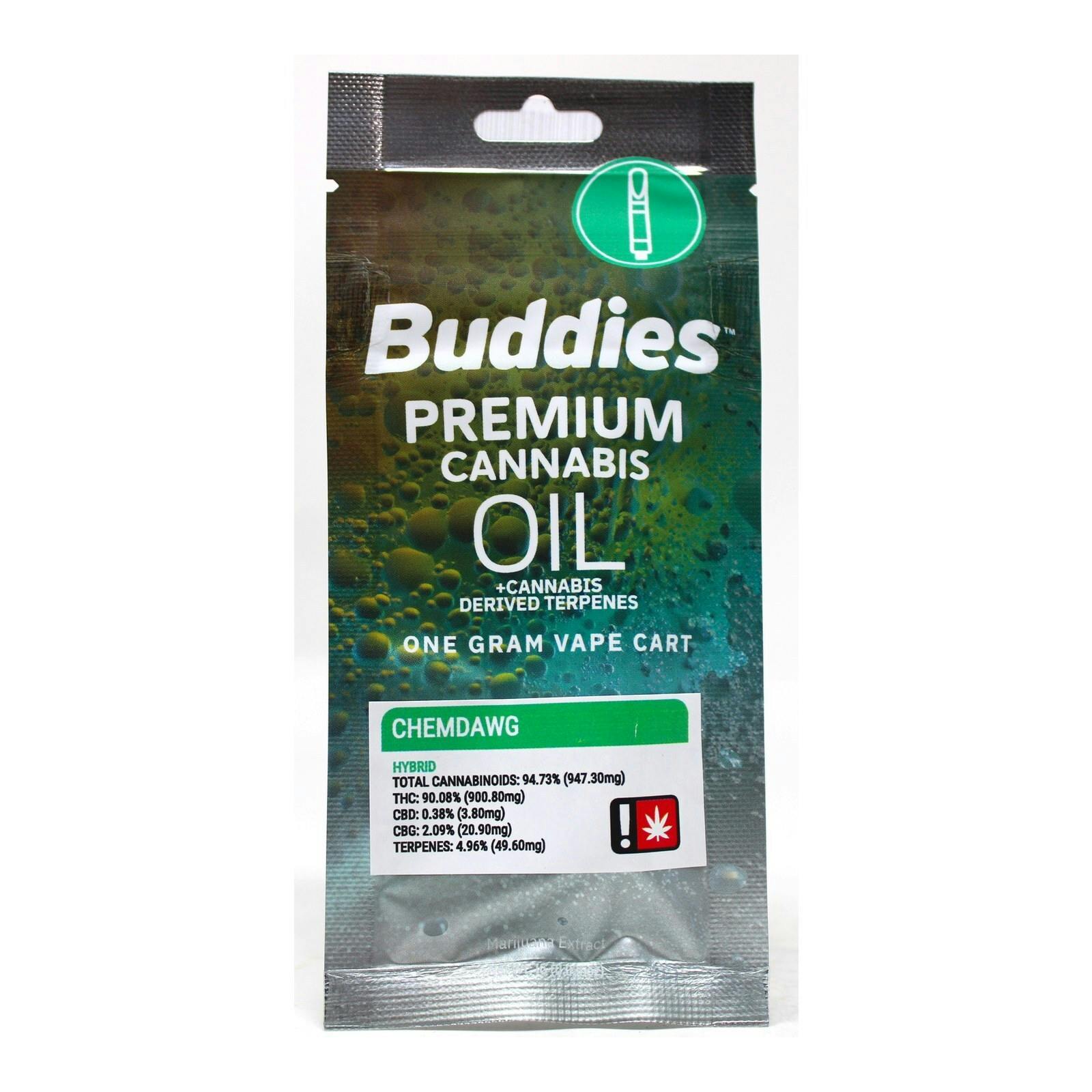 BUD Chemdawg Distillate Cartridge 1g 5365347571 C22.3|AOF