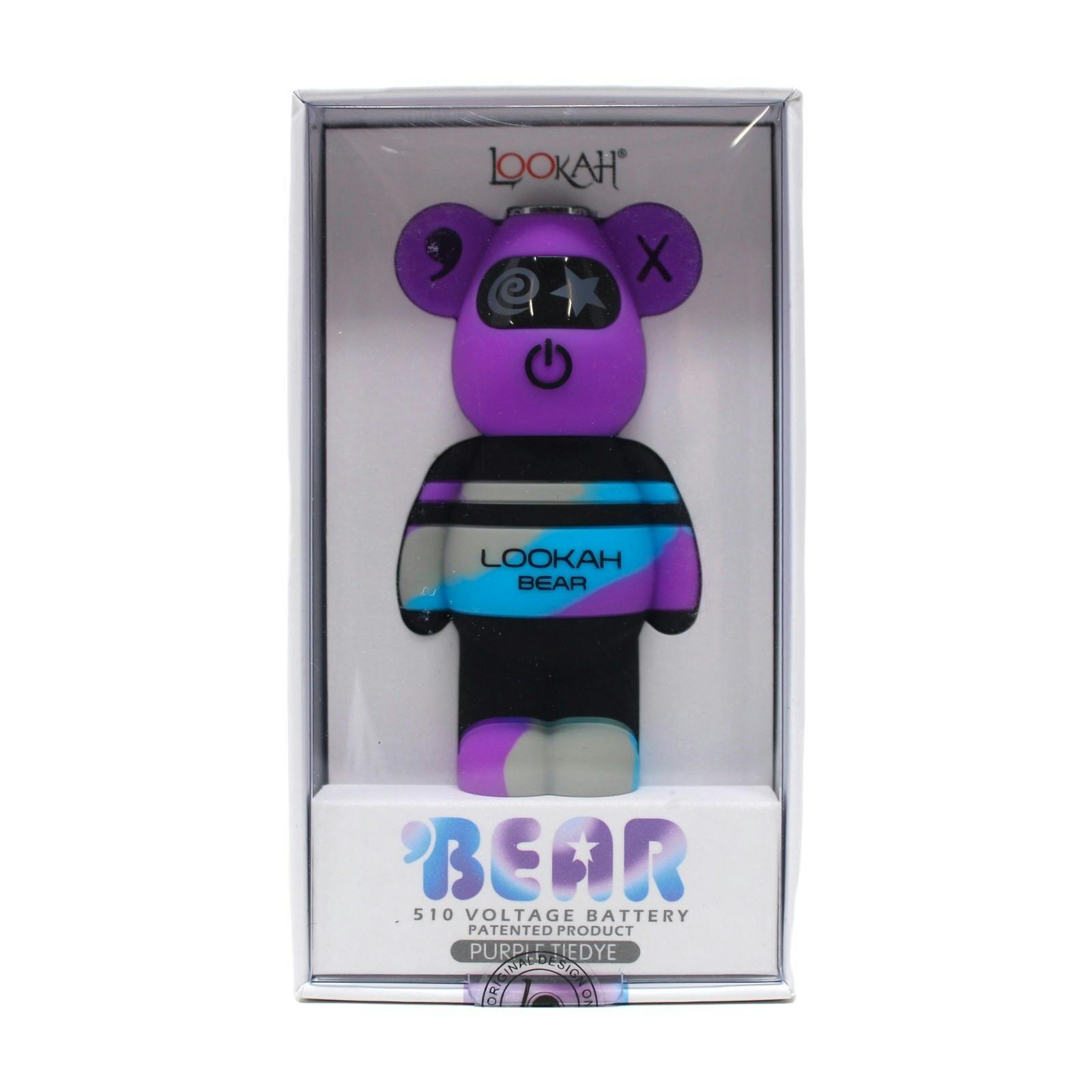 Lookah Bear Battery Purple TieDye 6942167101043