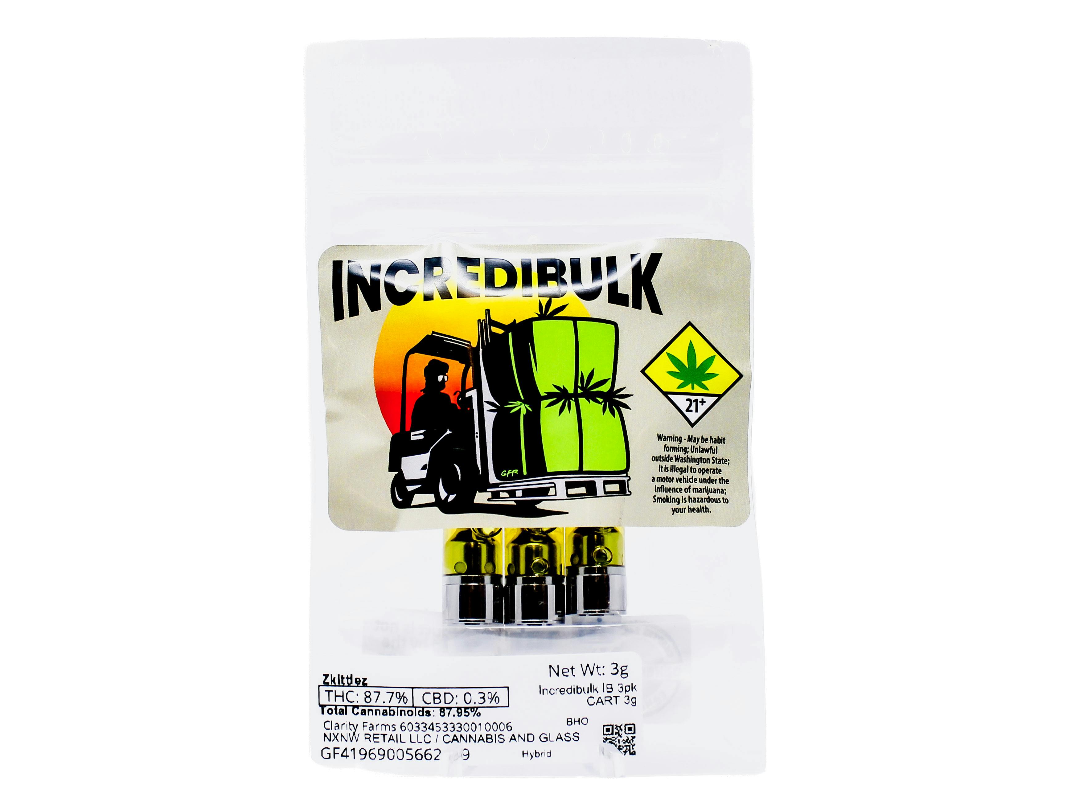 COW Zkittlez Distillate Cart 3pk 3g 49612 SW_CART110|B9