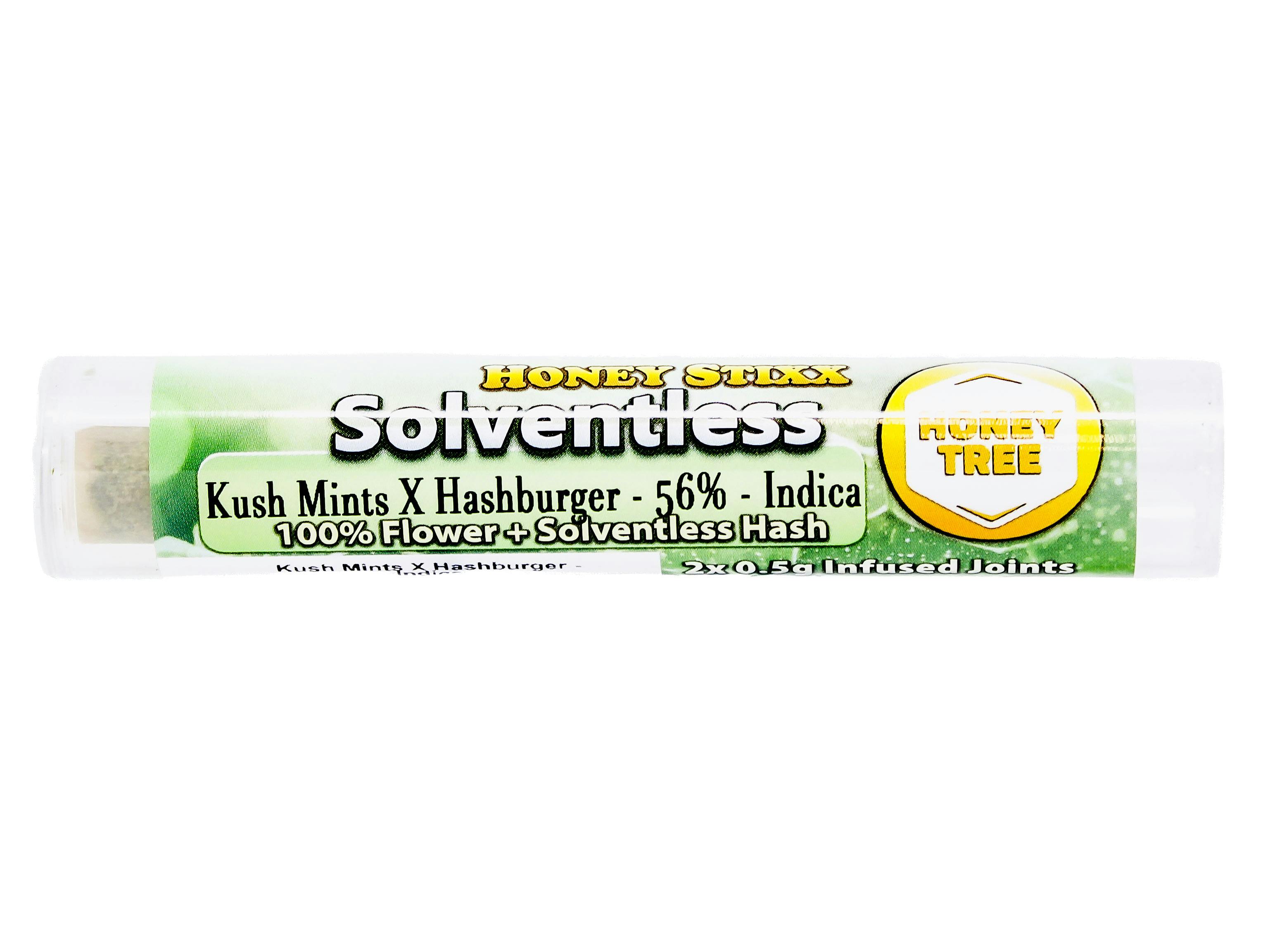 BHB Kush Mints x Hashburger Infused Rosin Preroll 2pk 1g 50024 A22.1|AOF