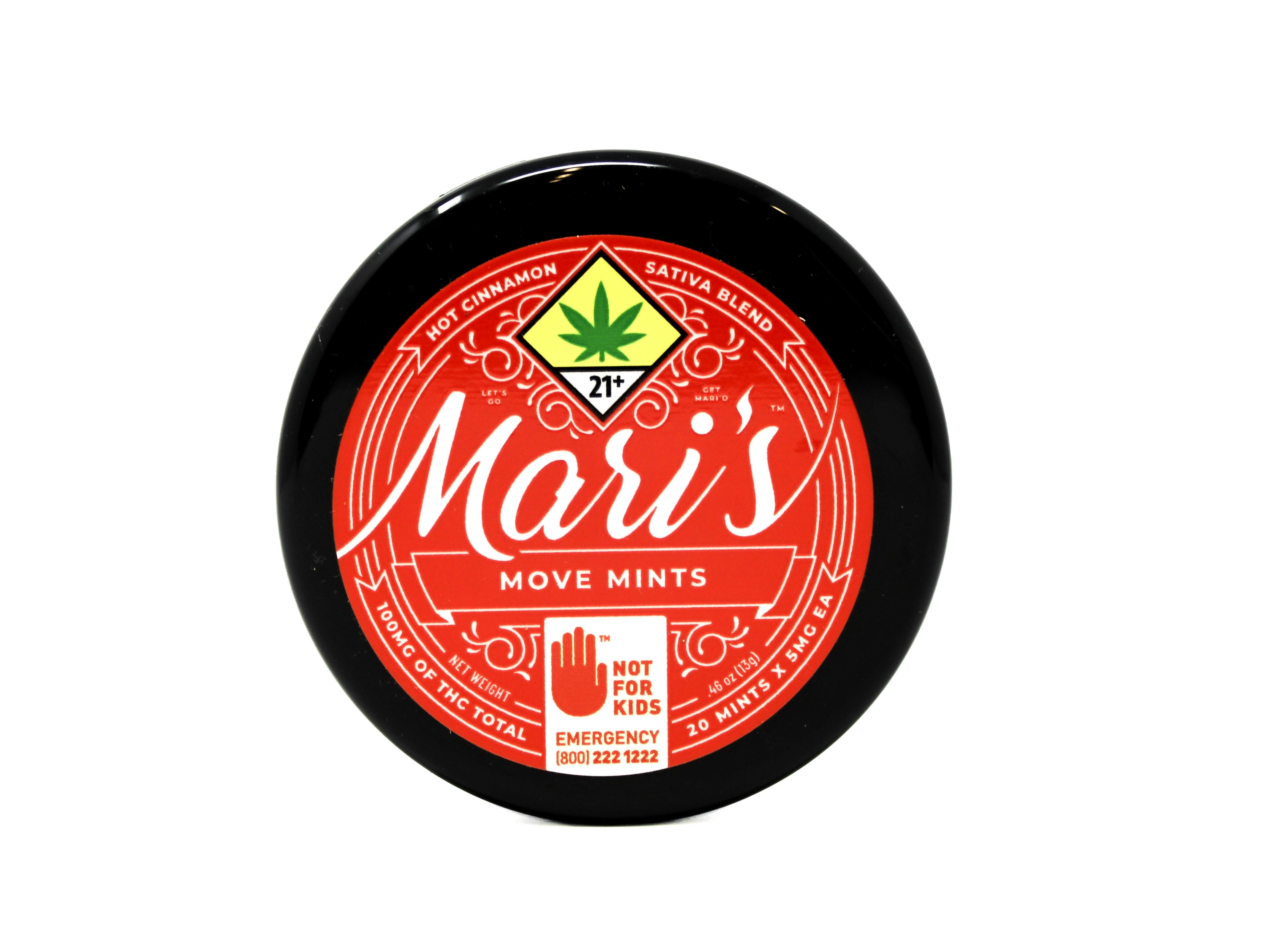 NWCS Hot Cinnamon Move Mints Sativa 20pk 100mg 25494 SW_ED103|S27