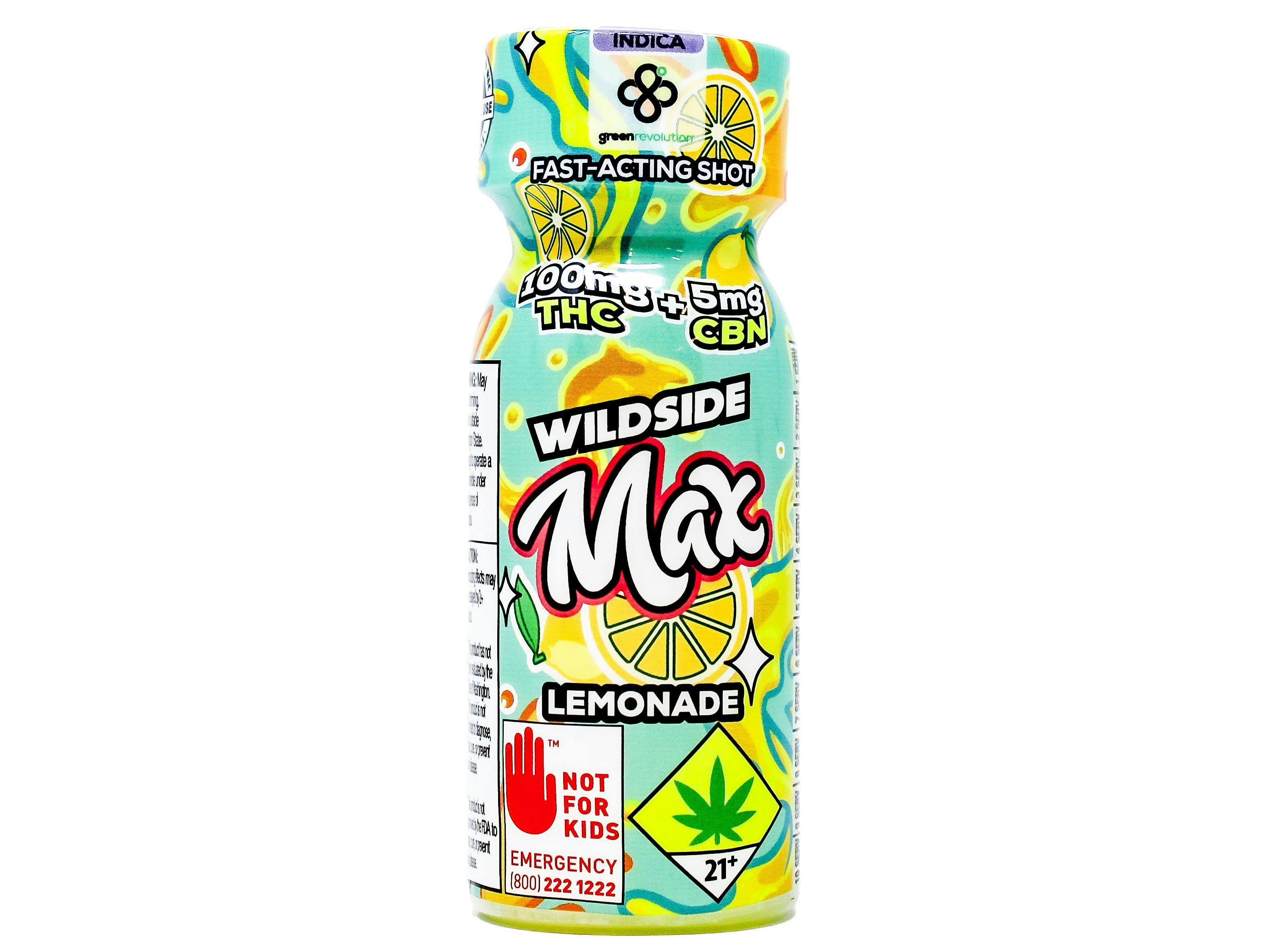 GRV Lemonade Wildside Shot Indica 100mg 25546 SW|K6