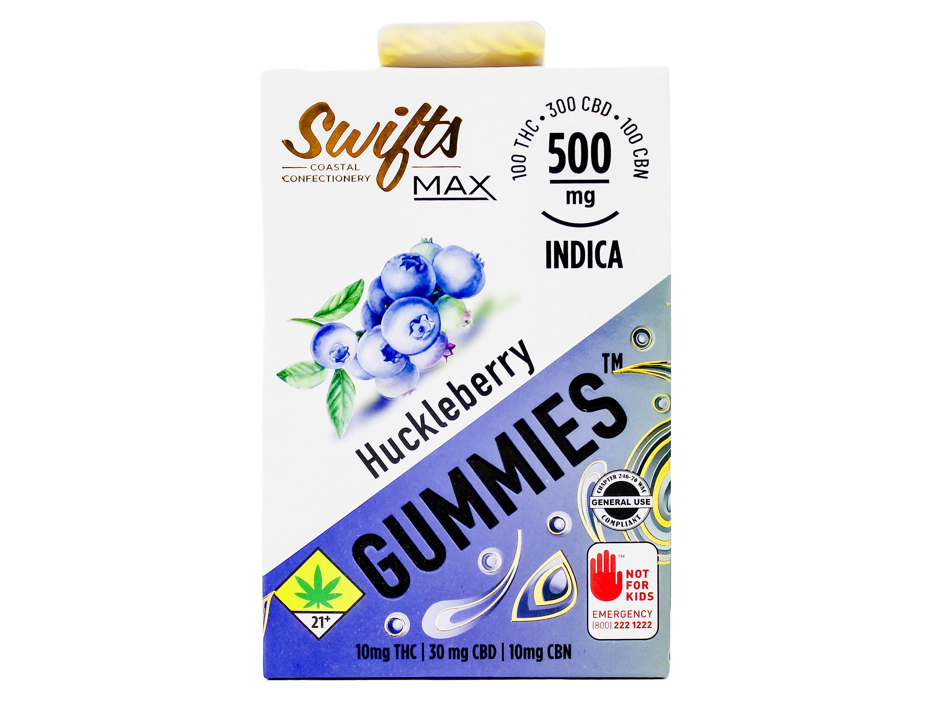 GL Huckleberry 3:1 CBD + CBN MAX Hybrid Gummies 500mg 51667 SW_ED3|Q41