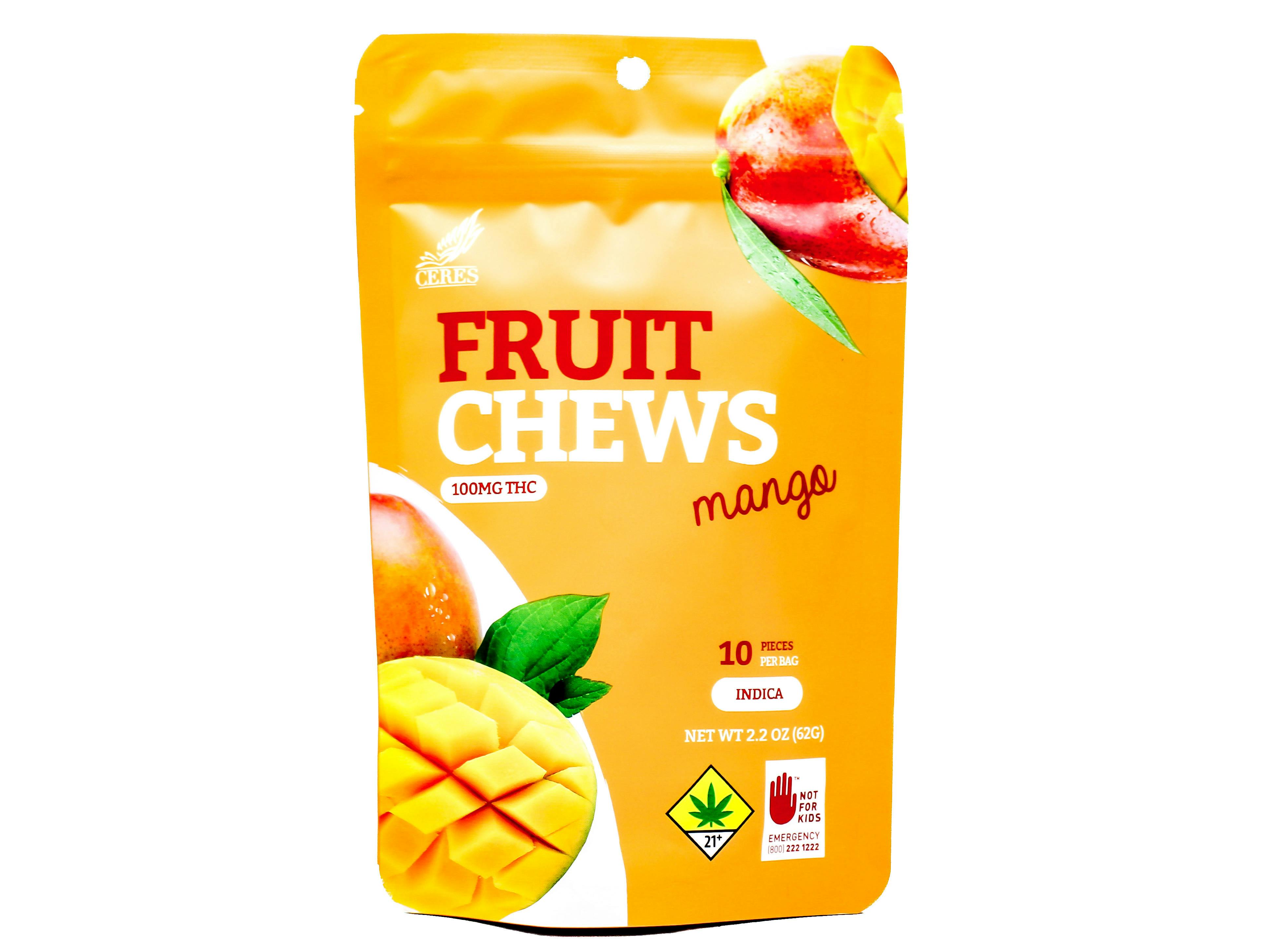 CER Mango Indica Fruit Chew 10pk 100mg 7302735167 SW_ED27|Q33