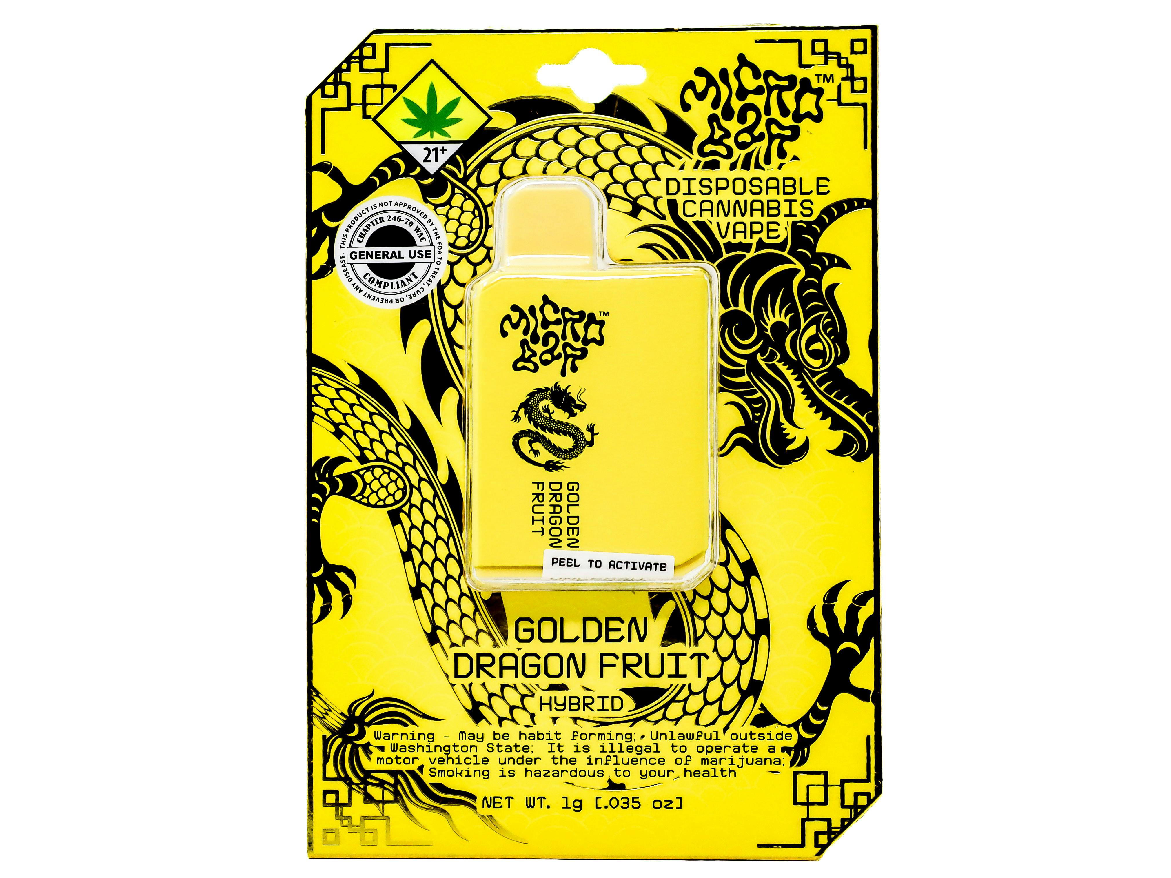 MCB Golden Dragon Fruit Distillate Disposable Cart 1g 44779 SW_DSBL37|AOF