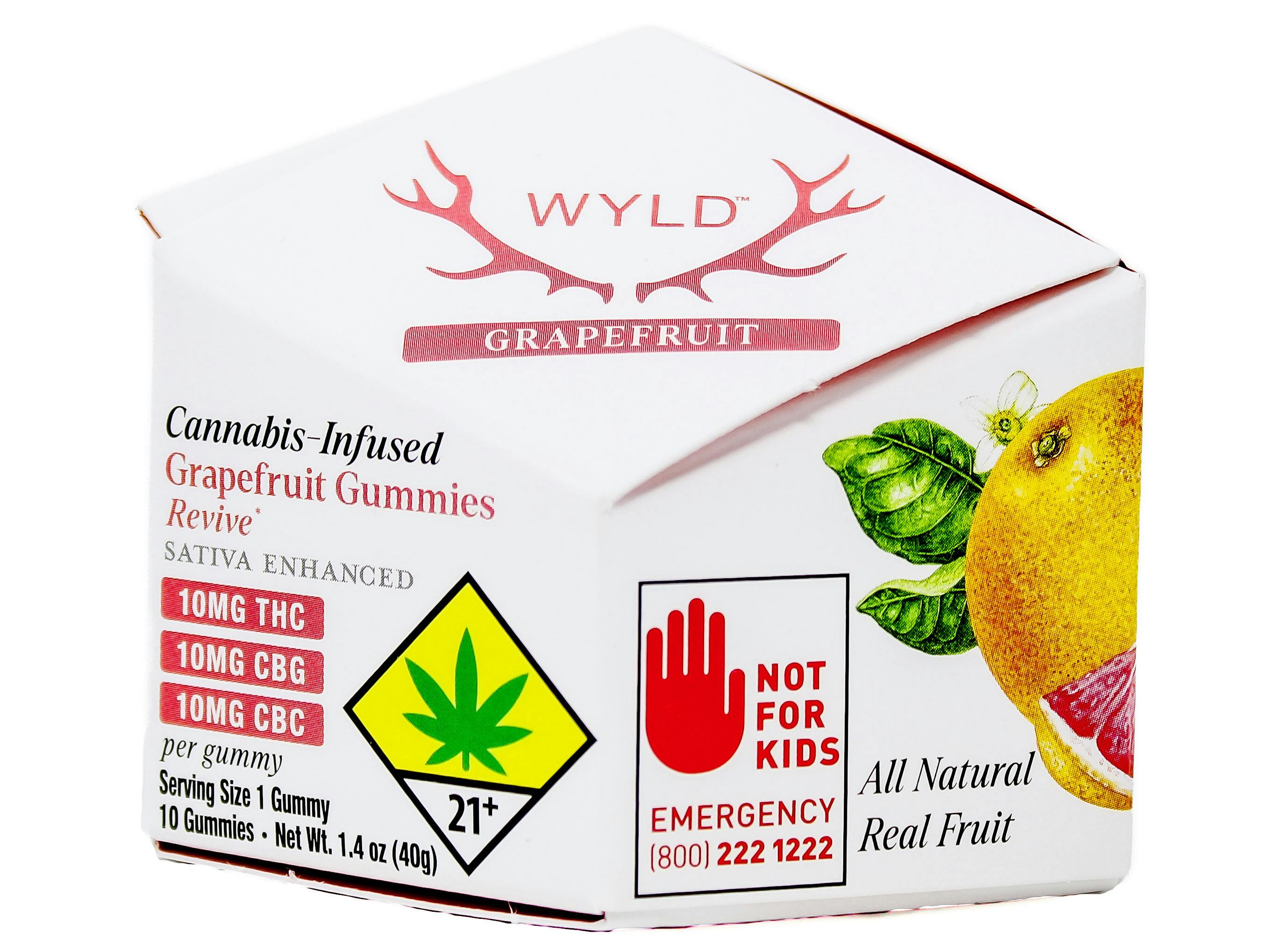 WLD Grapefruit 1:1:1 THC:CBC:CBG 10pk Gummy Sativa 300mg 42750 AOF SW|AOF