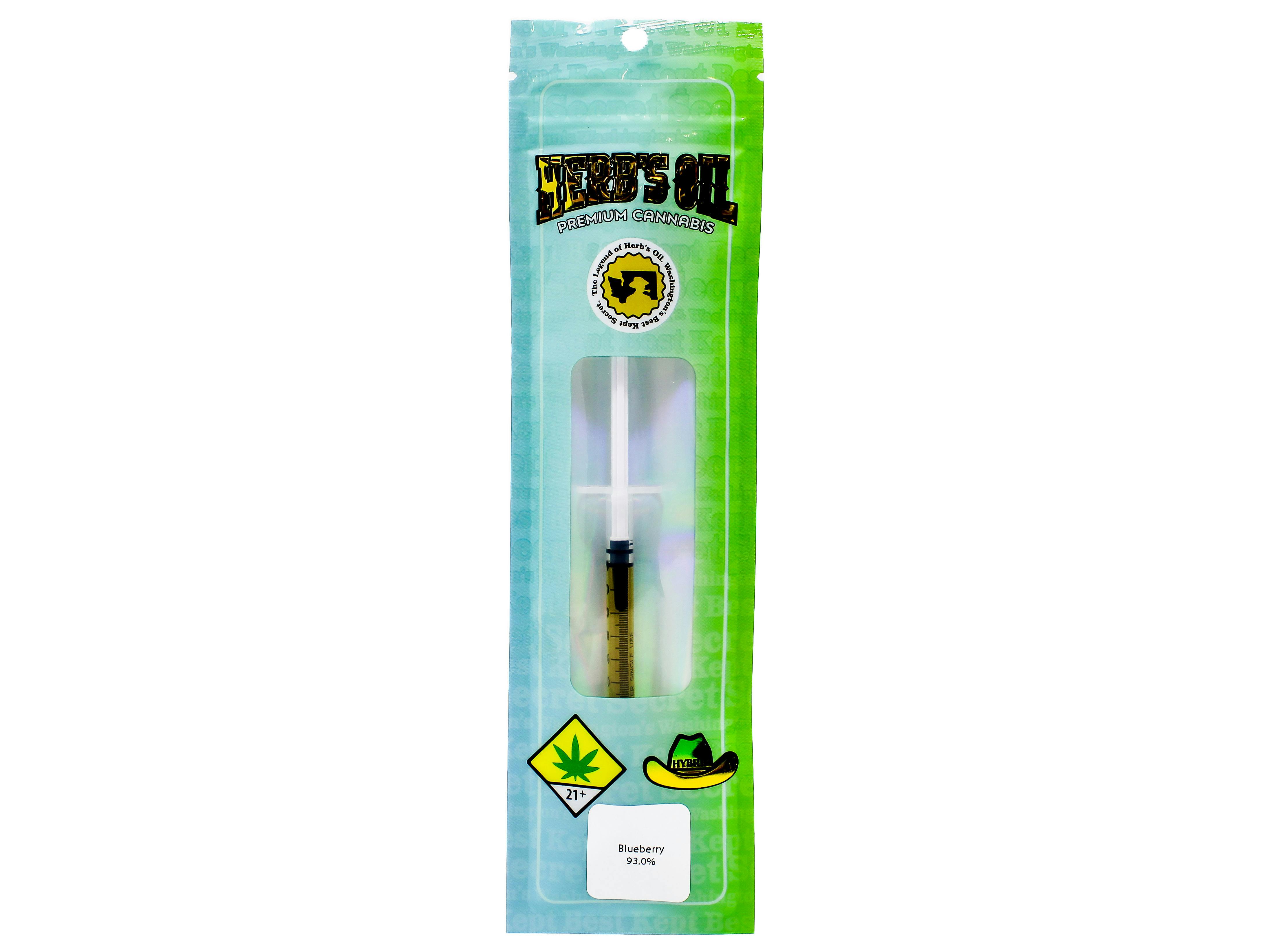 MWB Blueberry Distillate Syringe 1g 45430 G5|AOF
