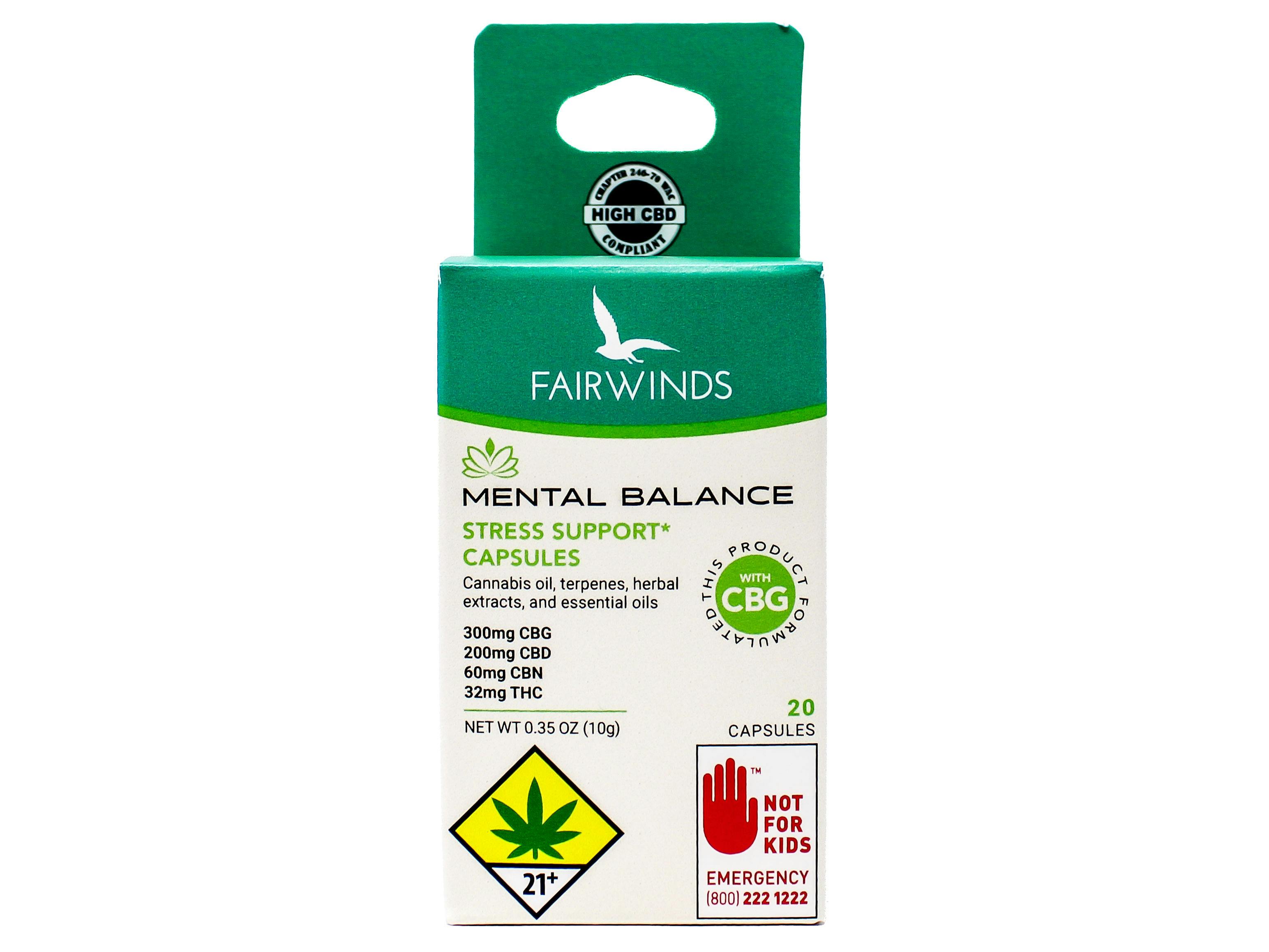 FWD Mental Balance Capsule CBD 20pk 592mg 25668 SW|VR5C