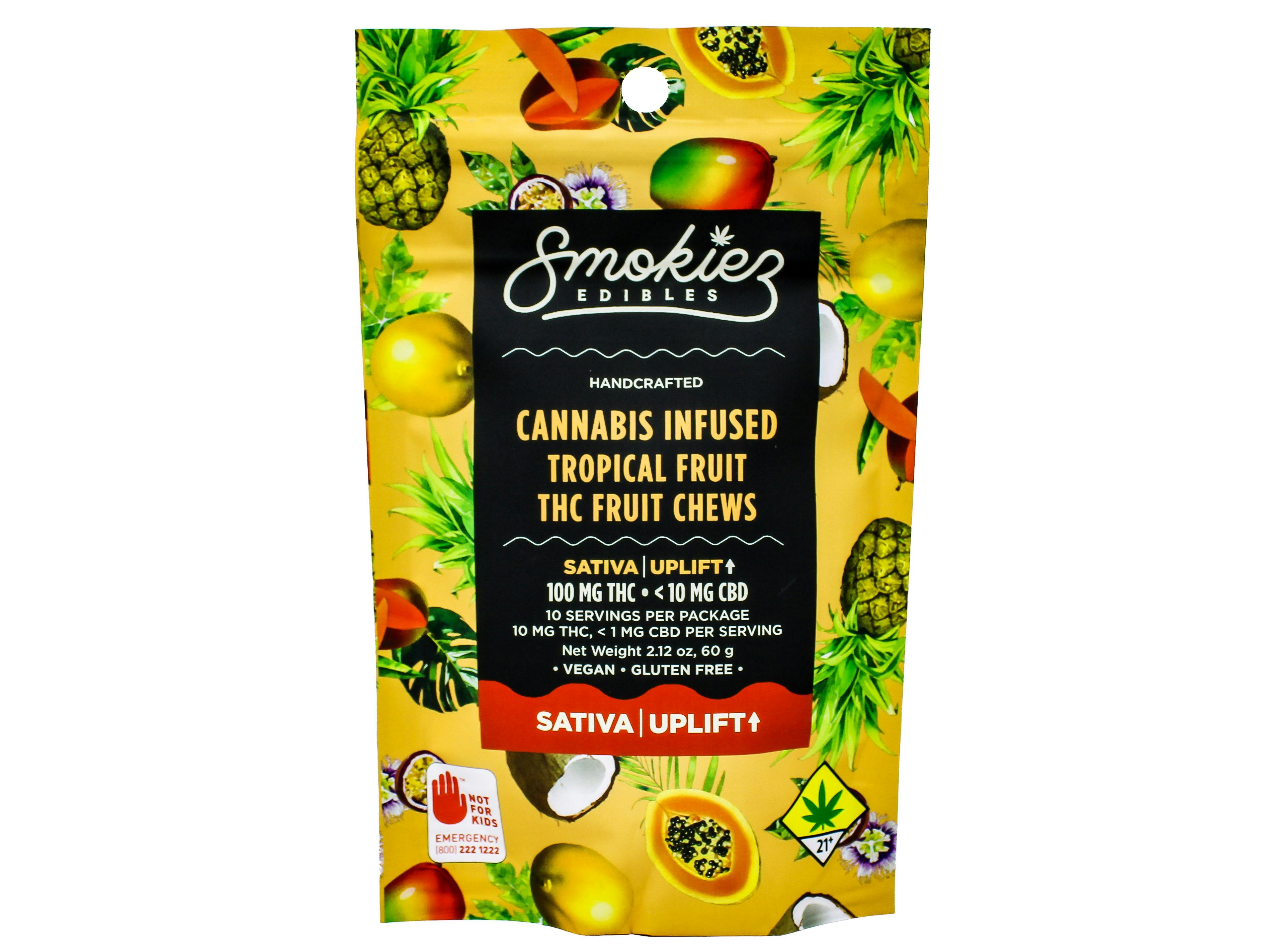 SMZ Tropical Fruit THC 10pk Hybrid Fruit Chews 200mg 44715 SW|VR4G